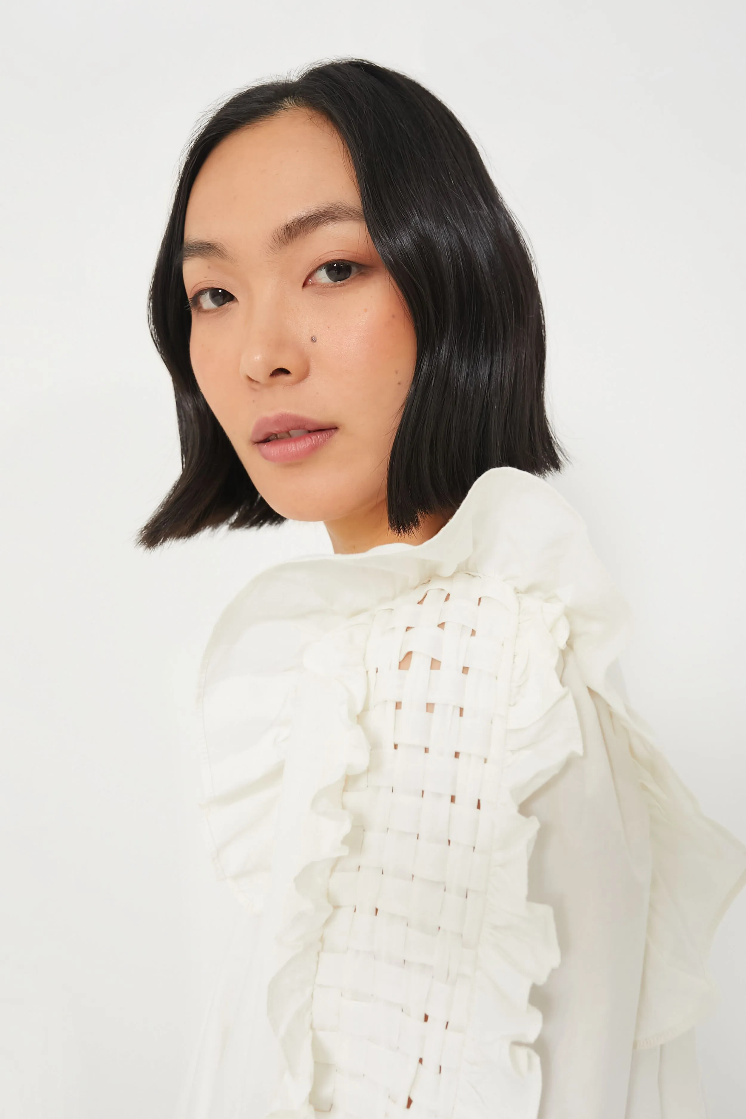 Ivory Anabelle Mini Dress sold by Tuckernuck product image thumbnail 5