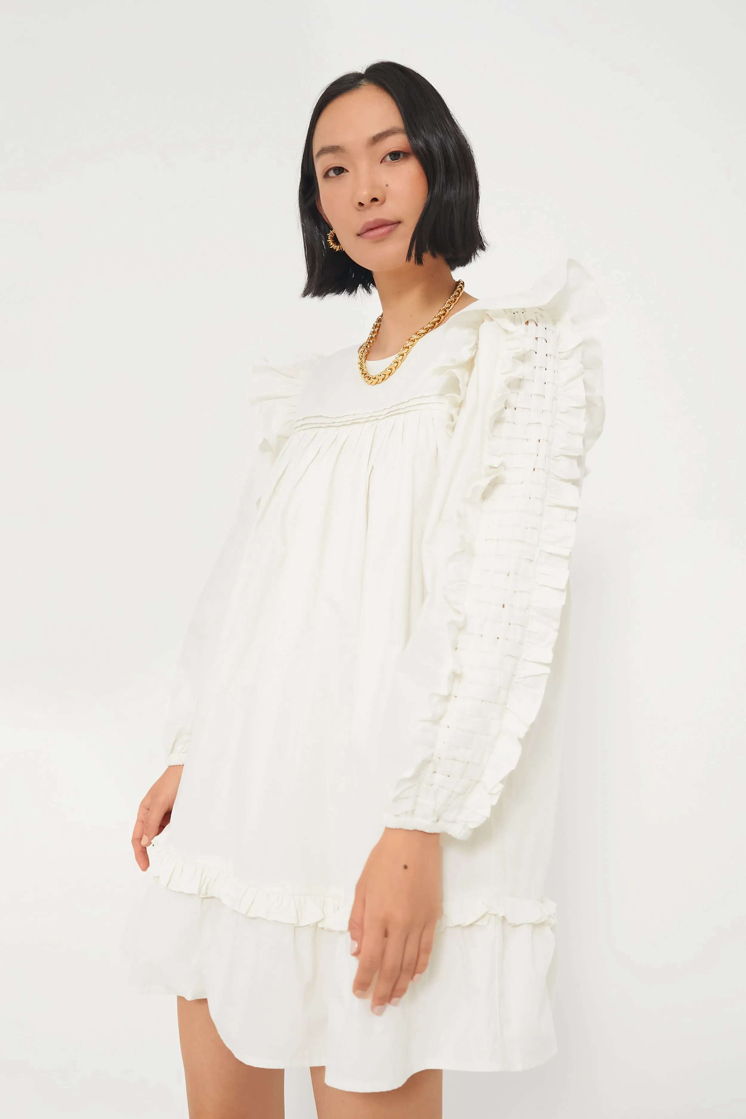 Ivory Anabelle Mini Dress sold by Tuckernuck product image thumbnail 2