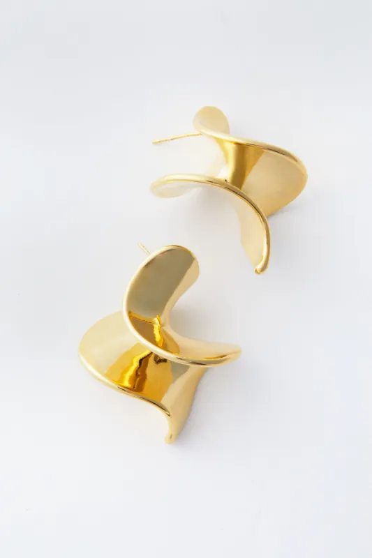 Gold Solana Earrings sold by Tuckernuck