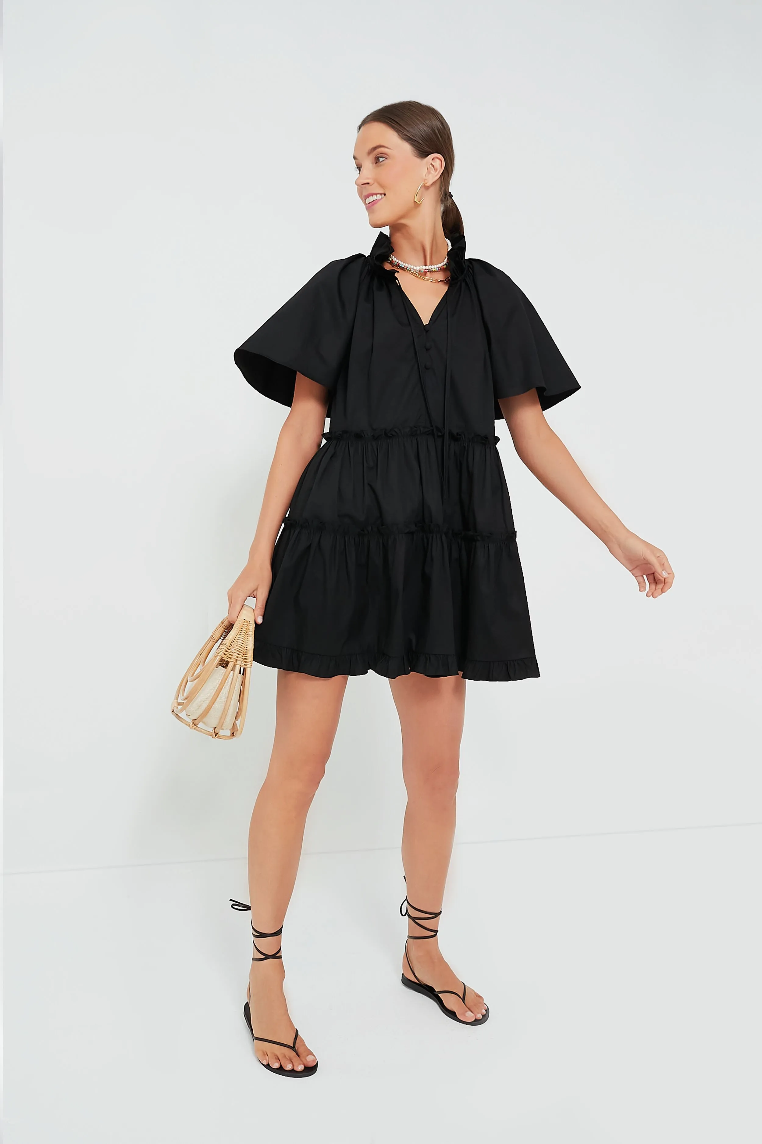 Black Adeline Dress sold by Tuckernuck product image thumbnail 2
