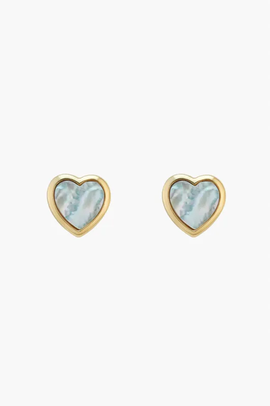 Petite Heart Studs sold by Tuckernuck