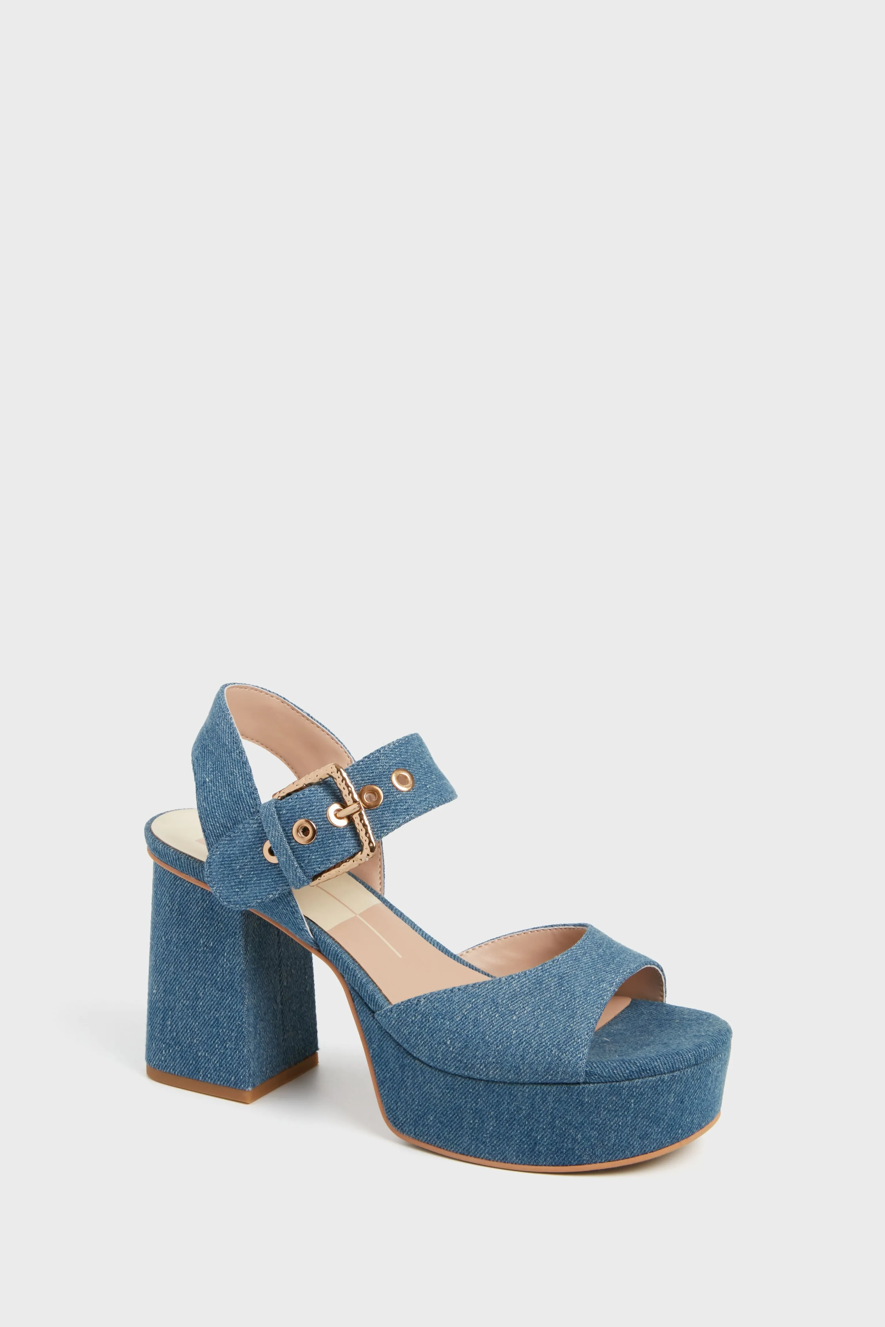 Blue Denim Bobby Heels sold by Tuckernuck