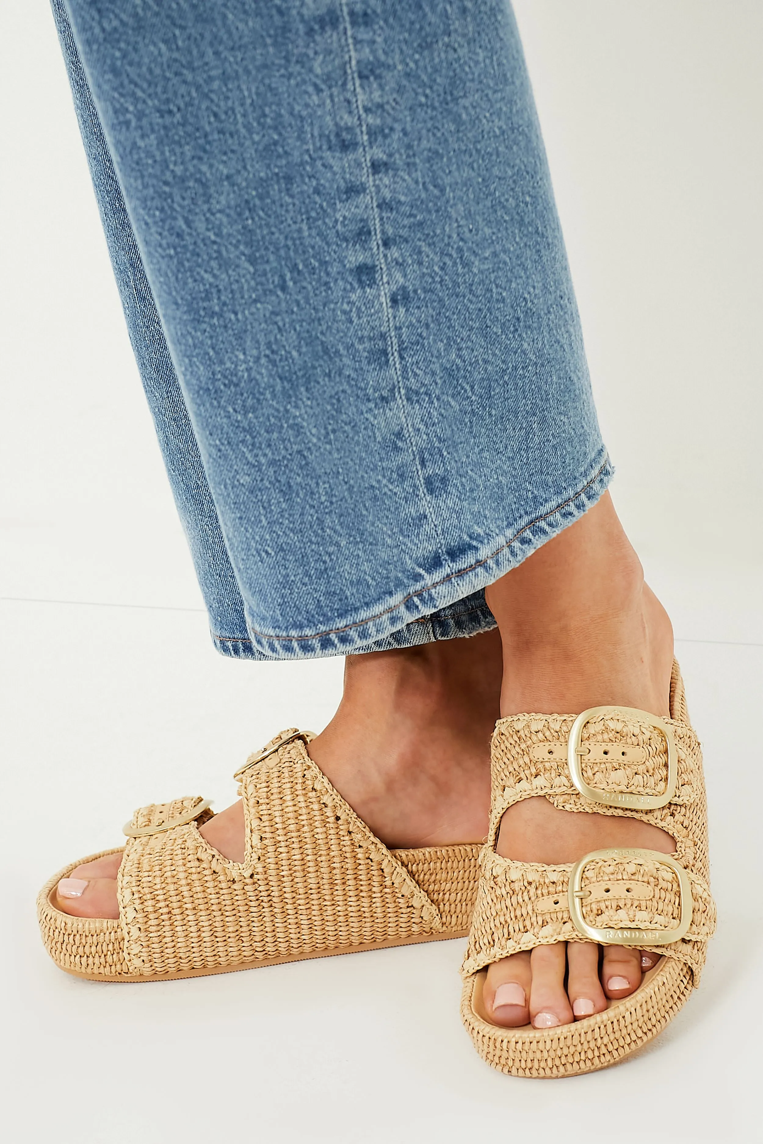 Natural Chunky Woven Raffia Sandals sold by Tuckernuck product image thumbnail 2