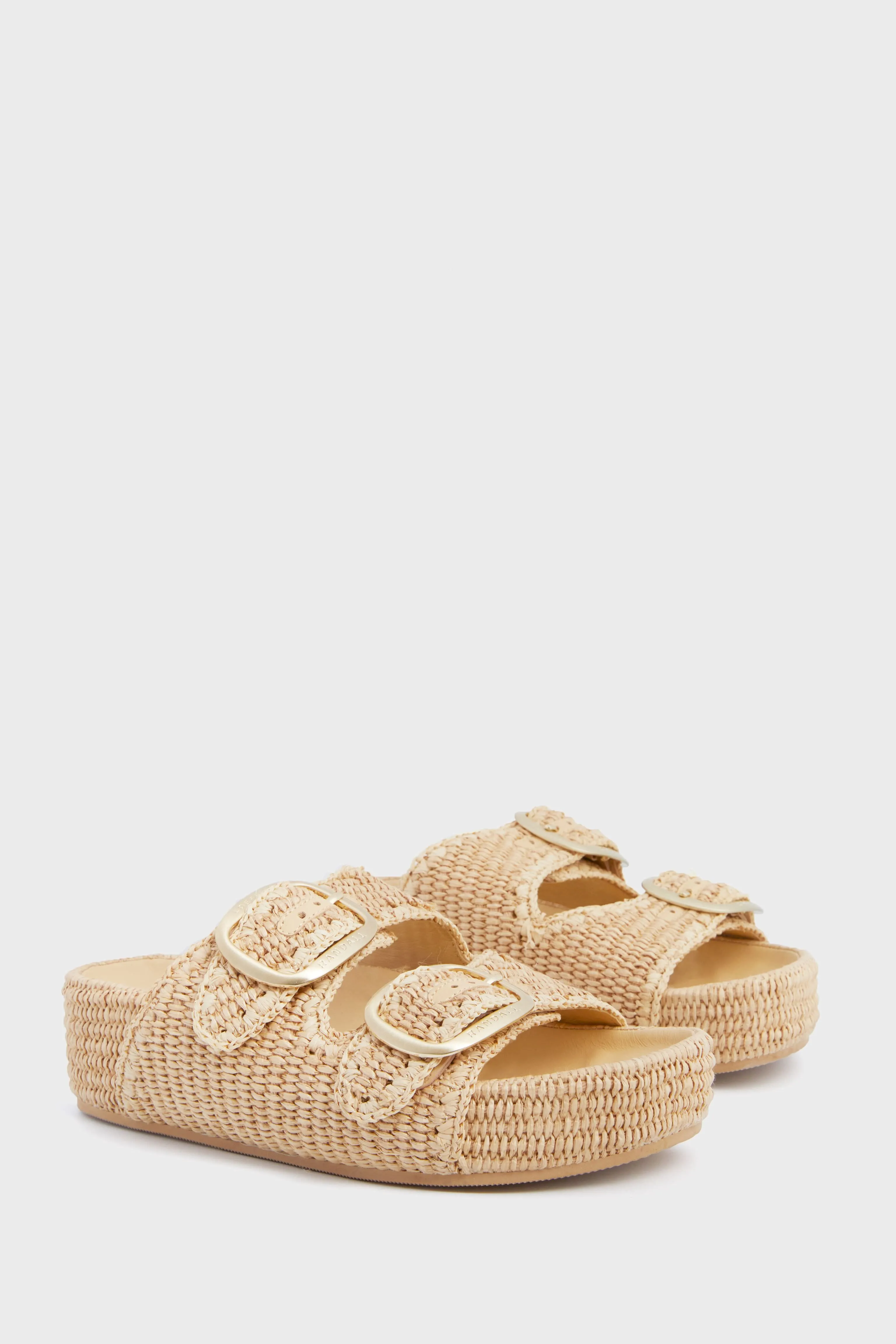 Natural Chunky Woven Raffia Sandals sold by Tuckernuck product image thumbnail 4