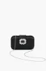Black Emmy Crystal Trim Clutch sold by Tuckernuck