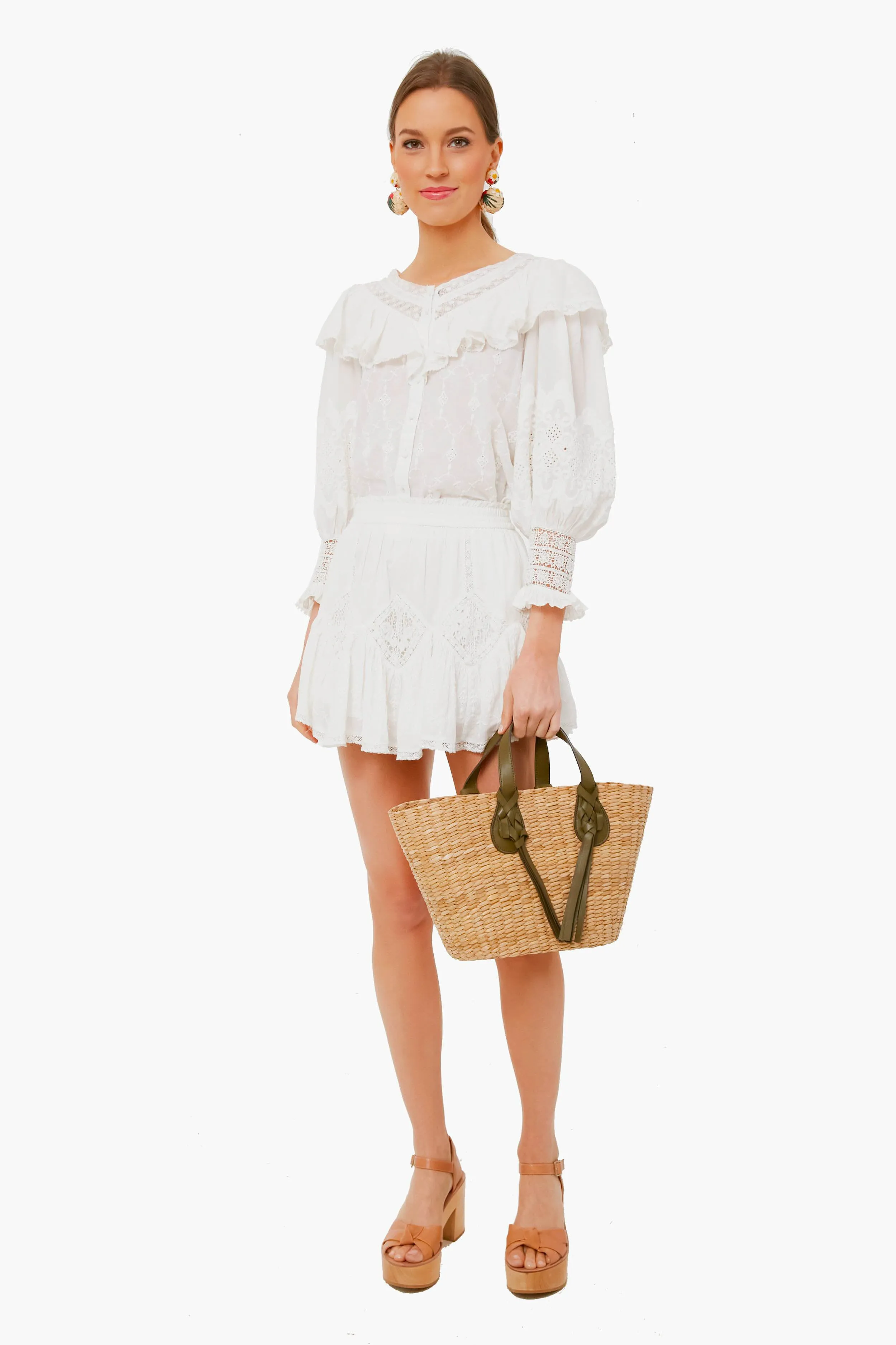 White Adia Skirt sold by Tuckernuck product image thumbnail 2