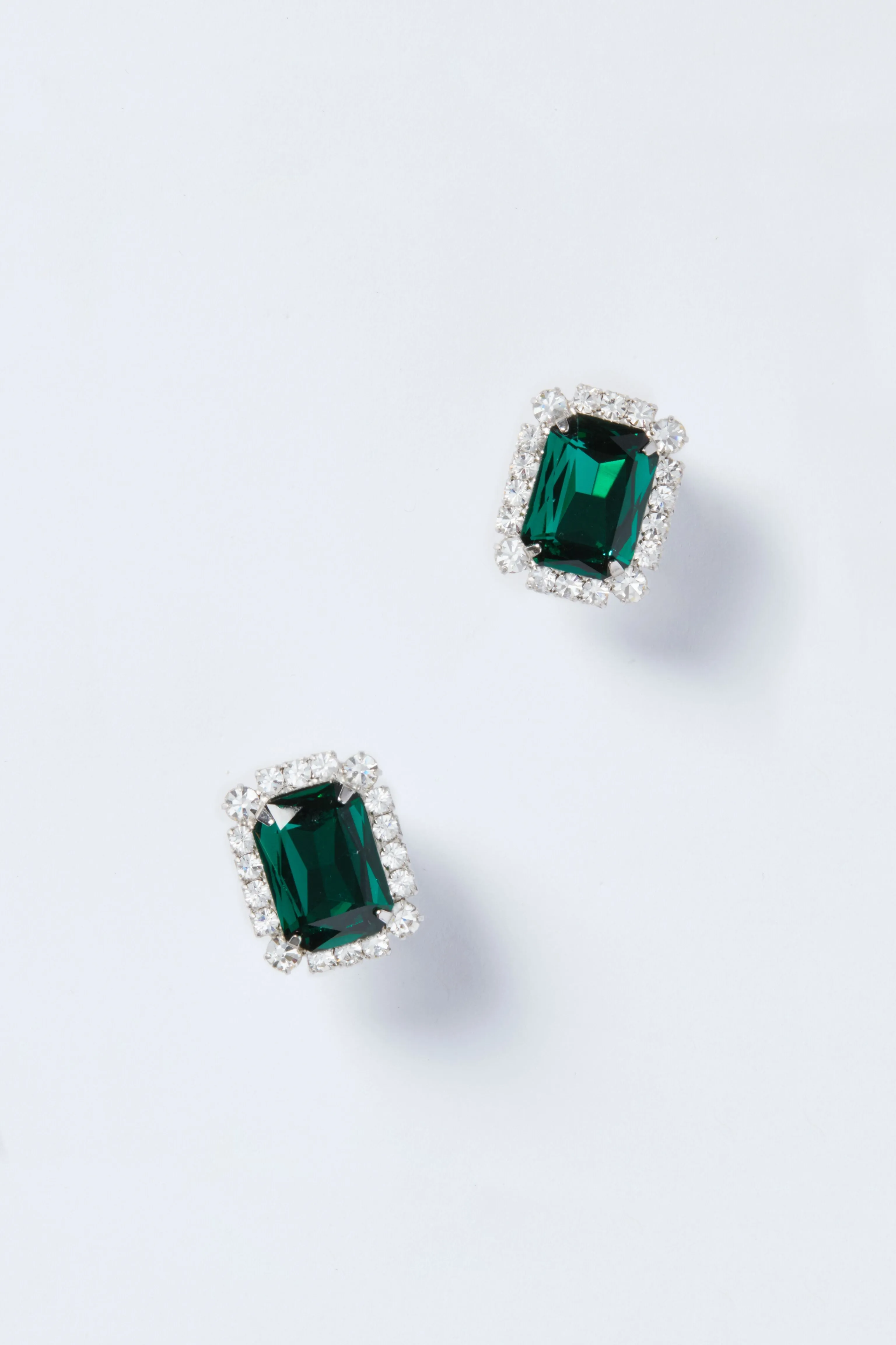 Emerald Diana Stud Earrings sold by Tuckernuck