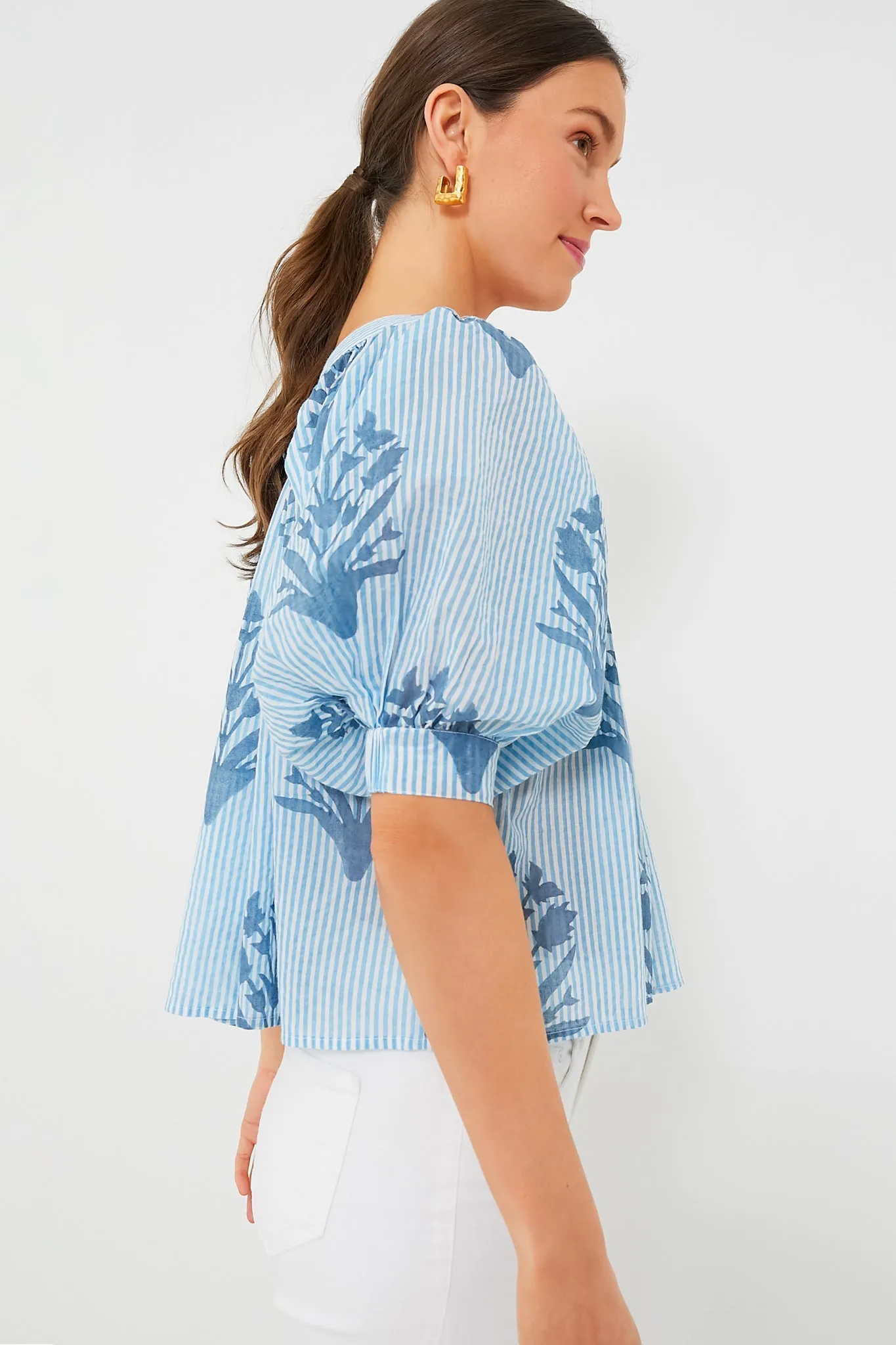 Exclusive Classic Blue Palladio Viti Top sold by Tuckernuck product image thumbnail 3