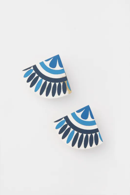 Sea Blue Tile Earrings sold by Tuckernuck