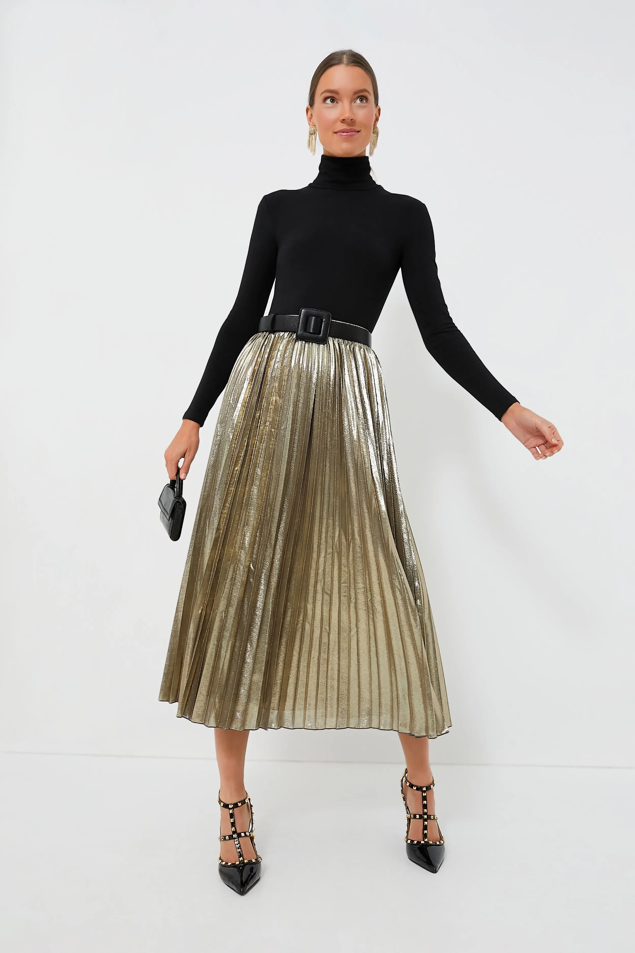 Black Elodie Studded Heels sold by Tuckernuck product image thumbnail 2