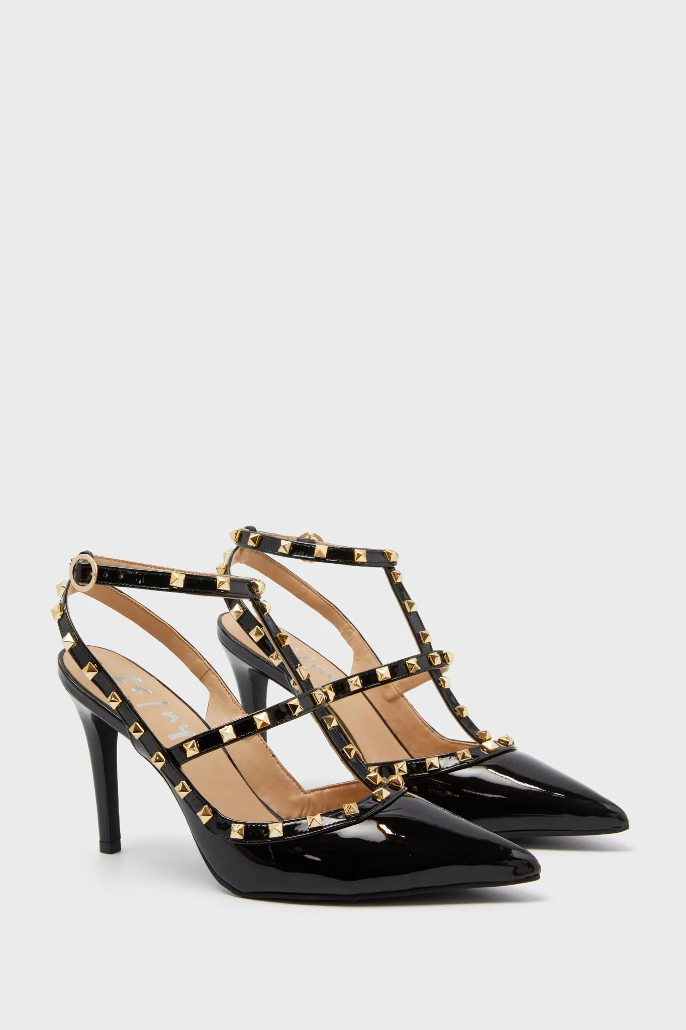 Black Elodie Studded Heels sold by Tuckernuck product image thumbnail 4