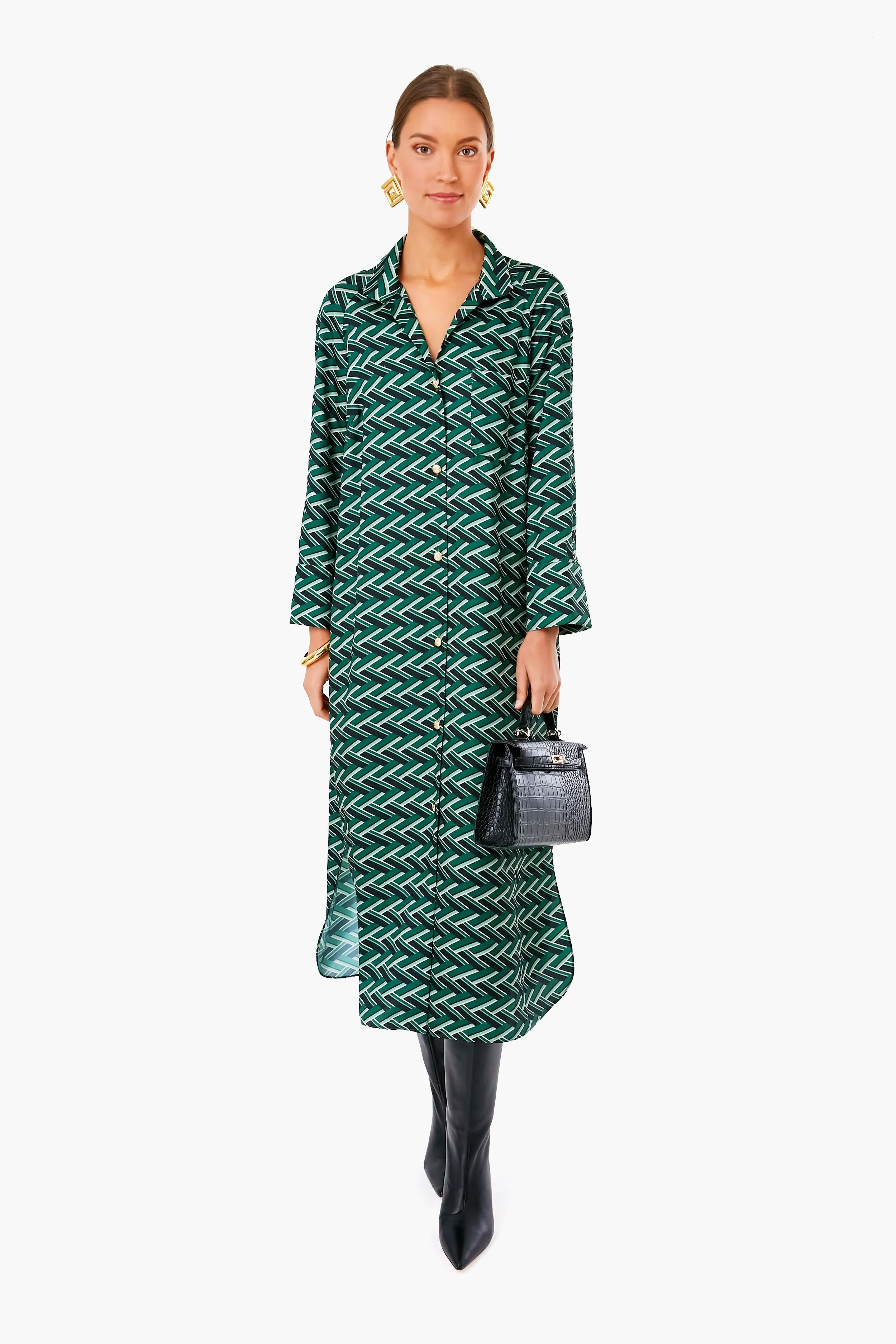 Gold Clio Earrings sold by Tuckernuck product image thumbnail 3