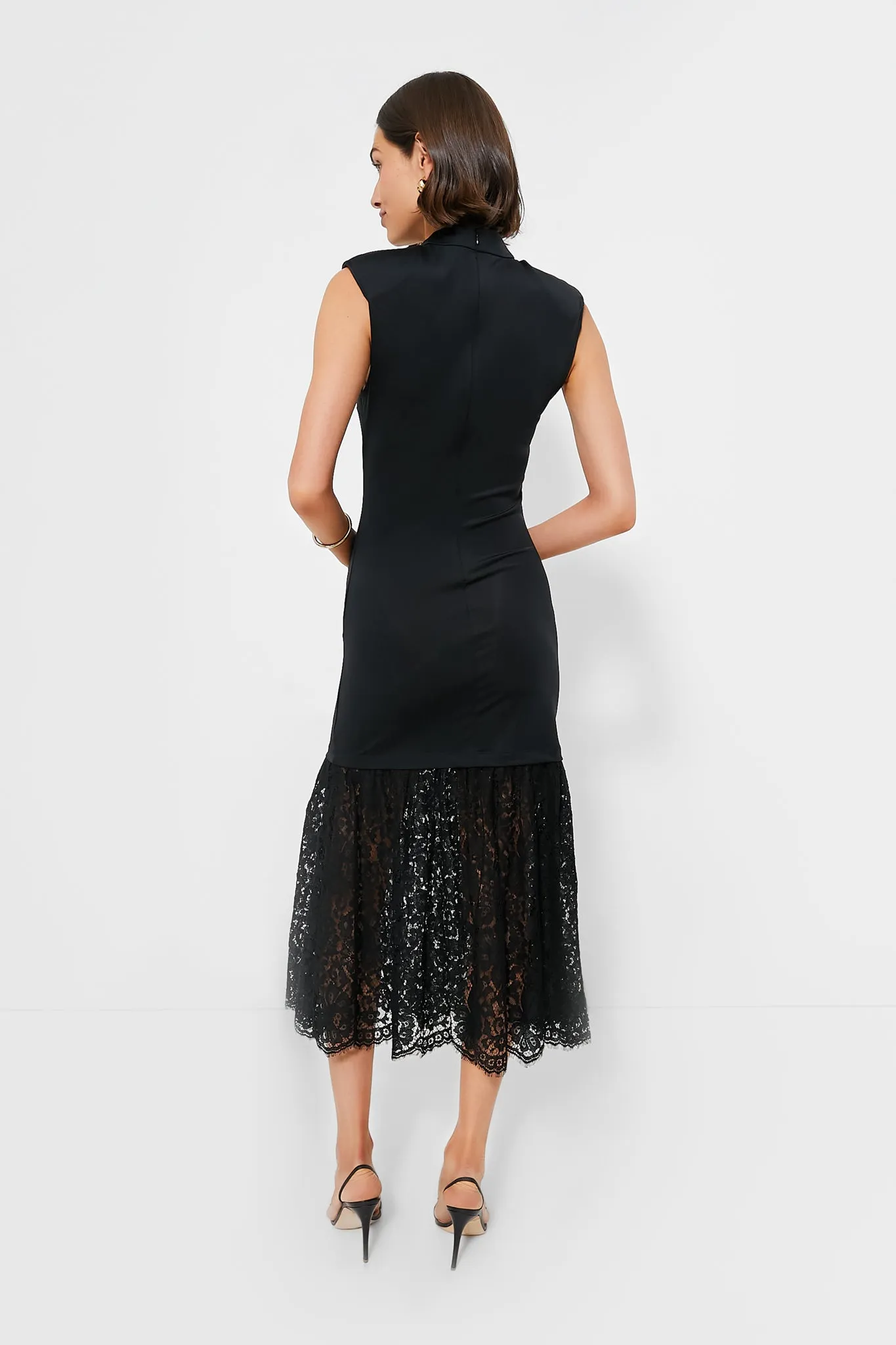 Black Suzy Lace Sleeveless Dress sold by Tuckernuck product image thumbnail 4