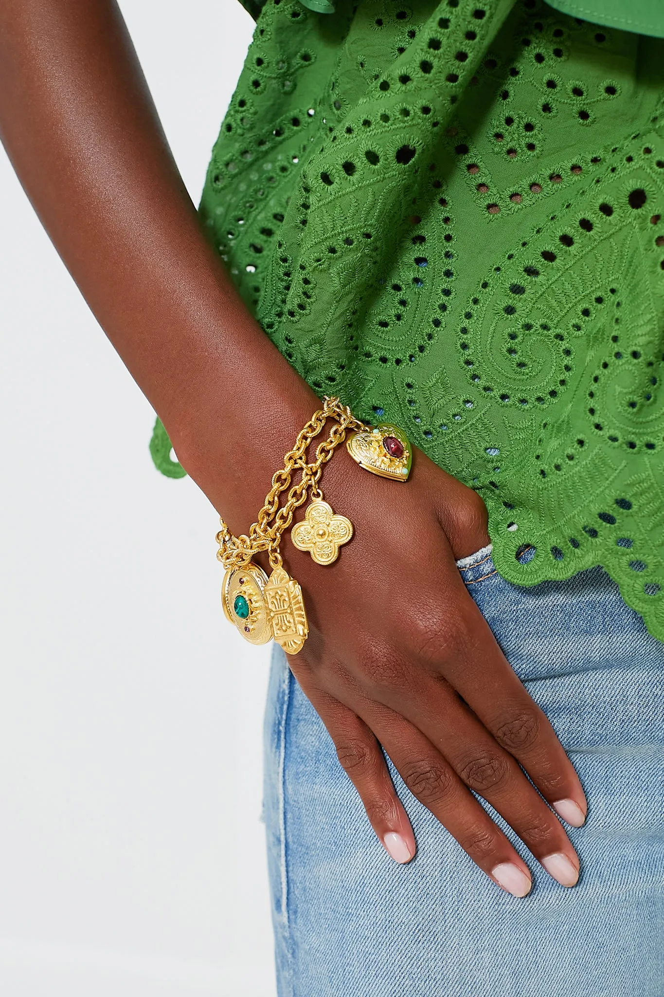 Gold Large Charm Bracelet sold by Tuckernuck product image thumbnail 2