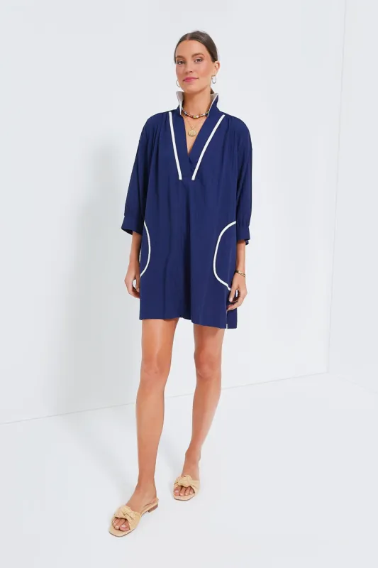 Navy Lizzie Coverup sold by Tuckernuck