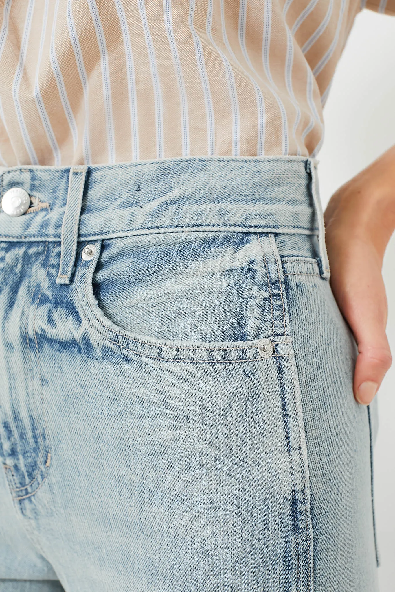 Airway Cloud Taylor Cropped High Rise sold by Tuckernuck product image thumbnail 5