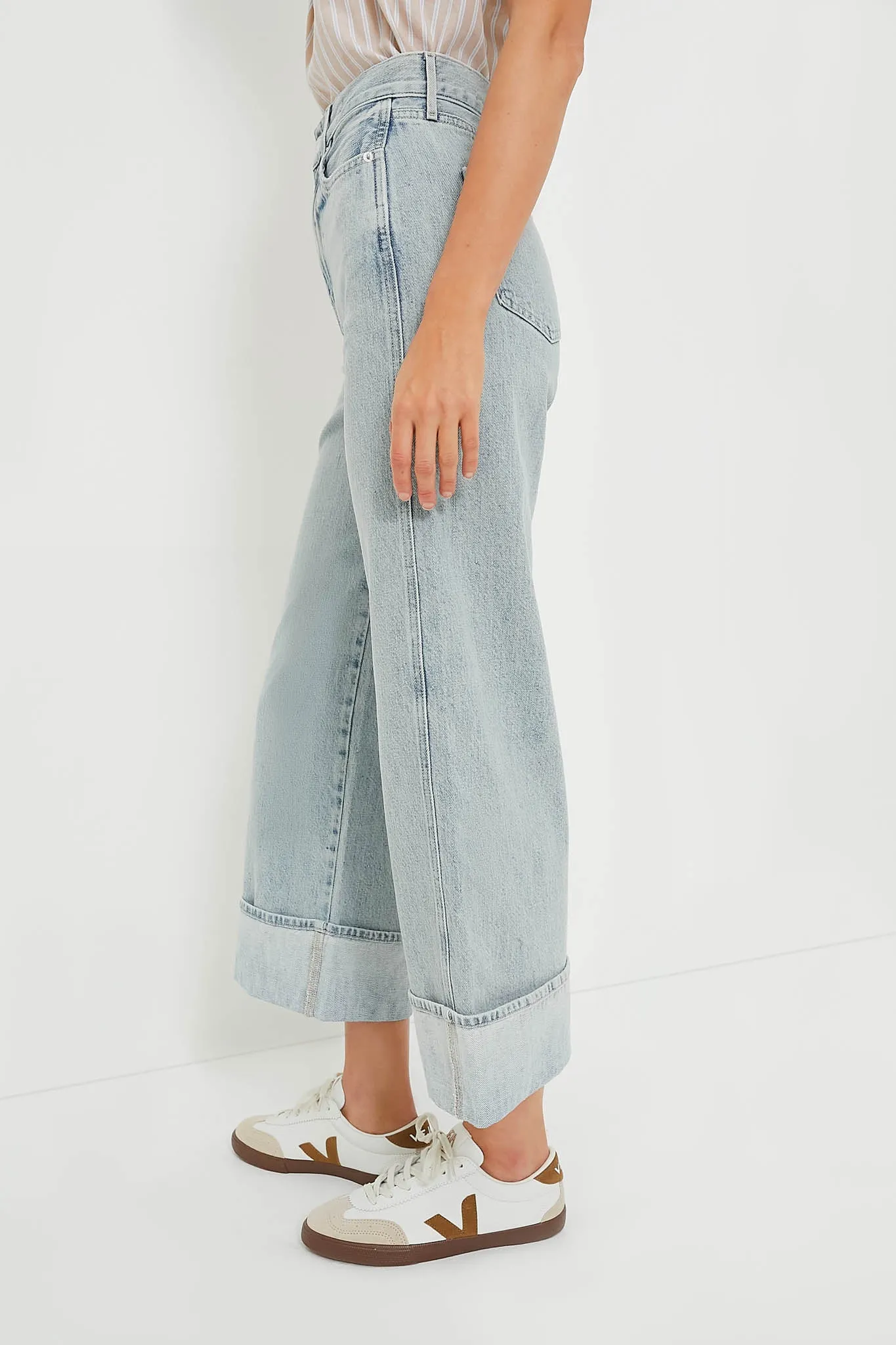 Airway Cloud Taylor Cropped High Rise sold by Tuckernuck product image thumbnail 3