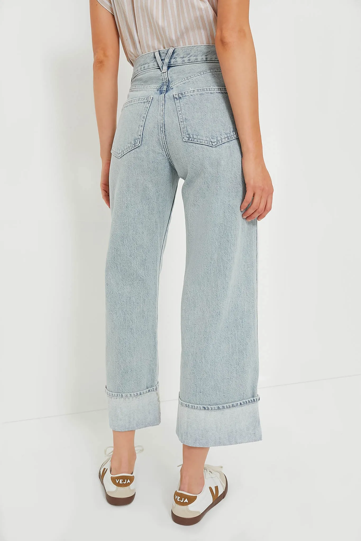 Airway Cloud Taylor Cropped High Rise sold by Tuckernuck product image thumbnail 4