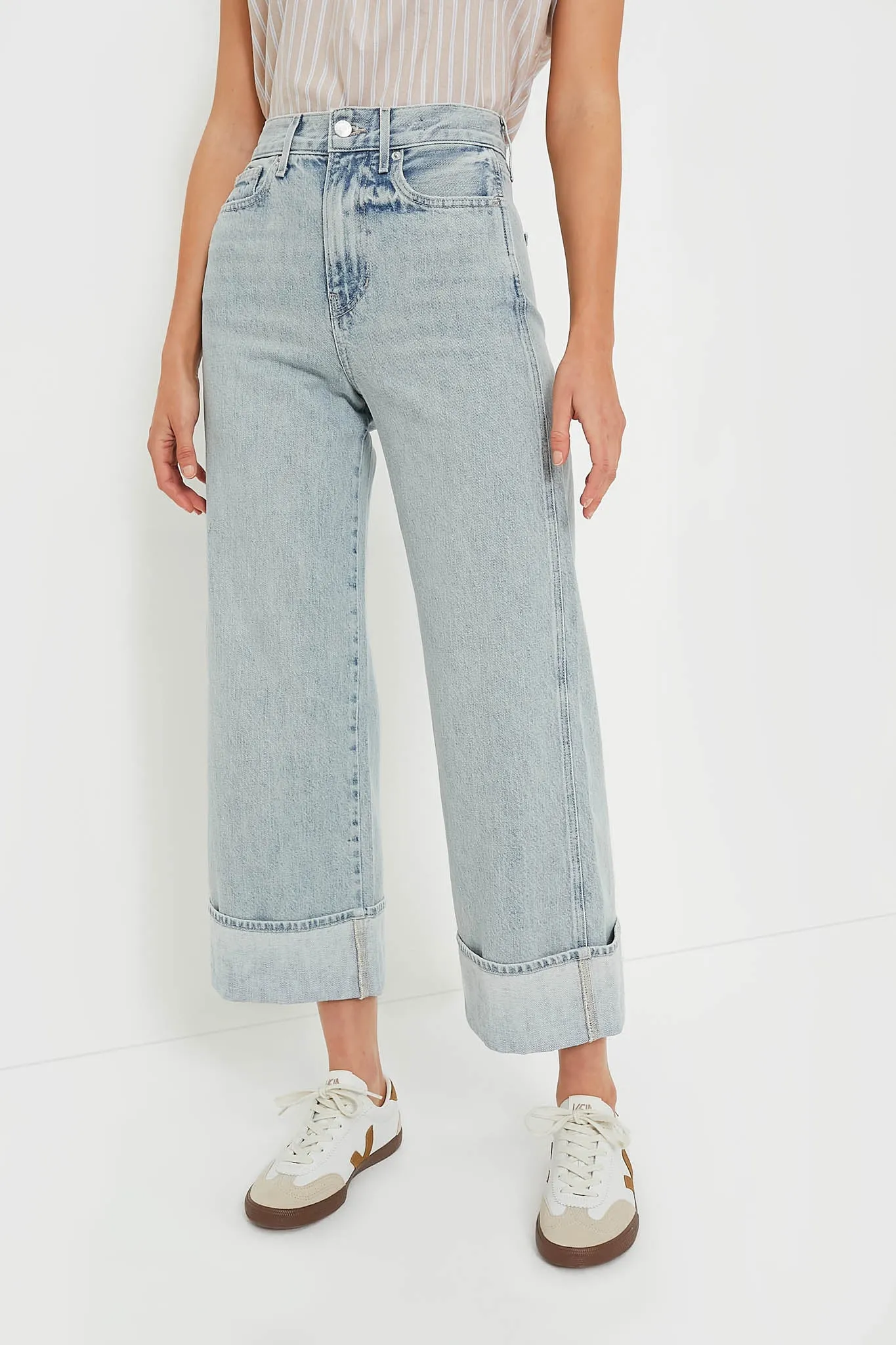 Airway Cloud Taylor Cropped High Rise sold by Tuckernuck