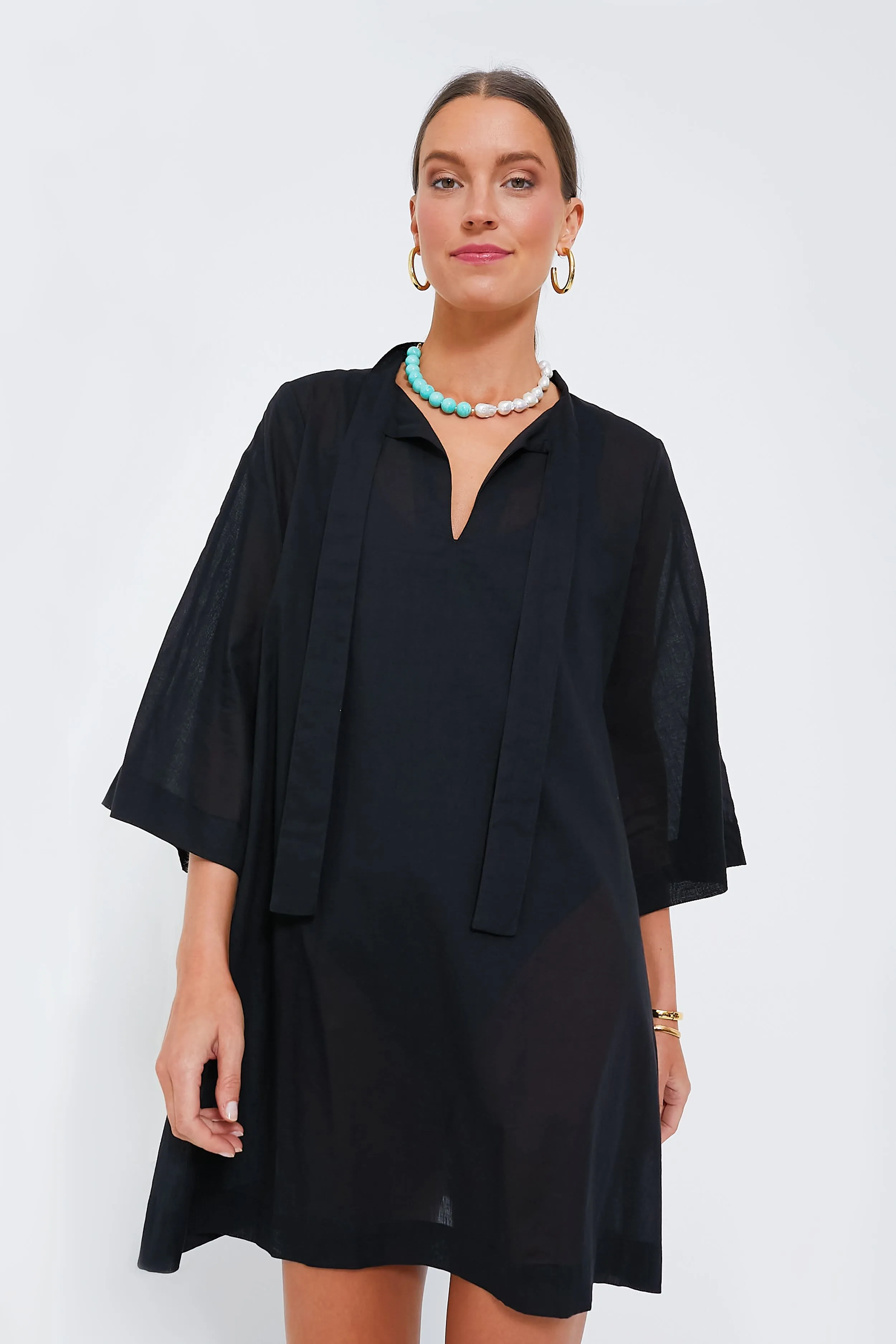 Black Marseille Coverup sold by Tuckernuck