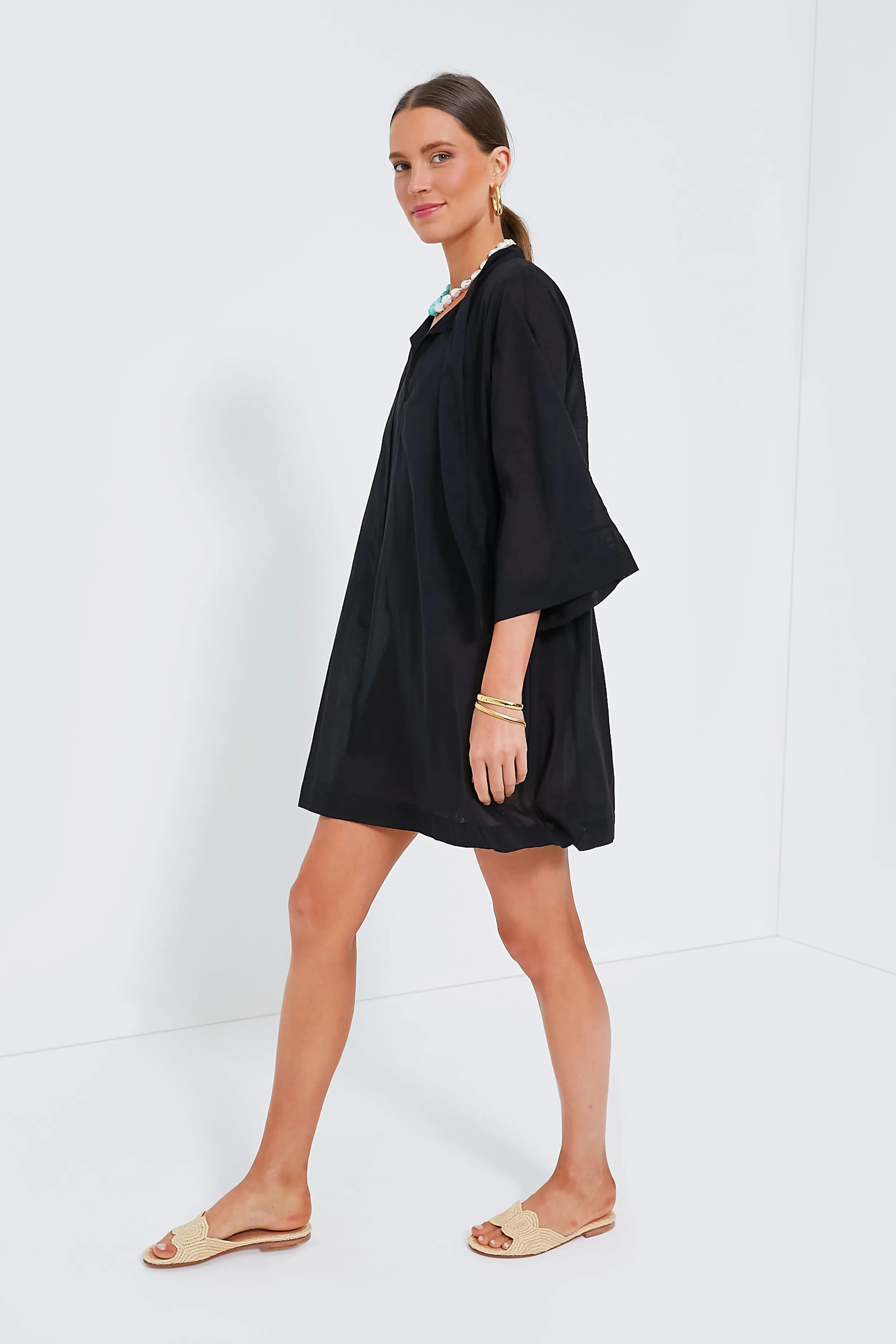 Black Marseille Coverup sold by Tuckernuck product image thumbnail 2