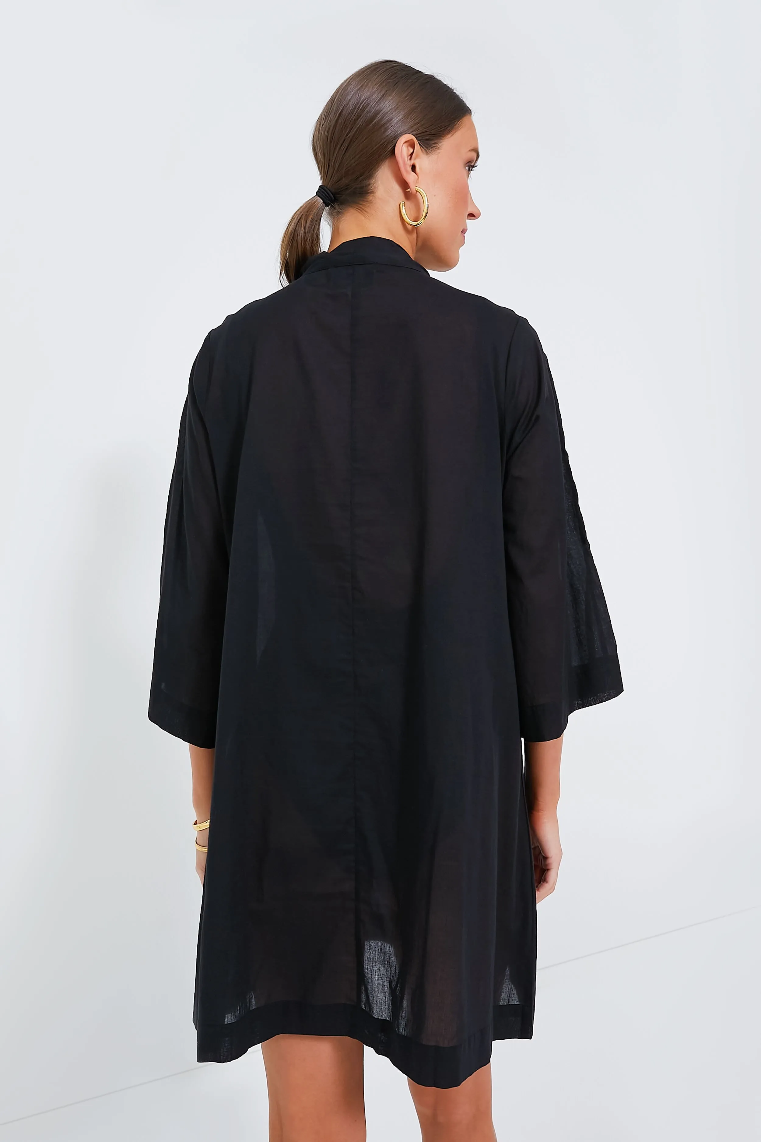 Black Marseille Coverup sold by Tuckernuck product image thumbnail 3