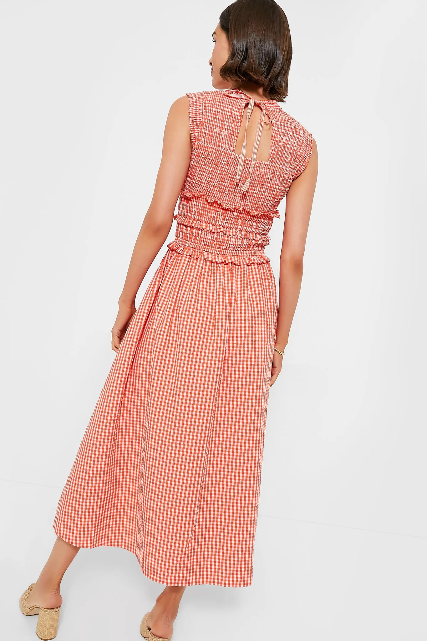 Poppy Gingham Louise Dress sold by Tuckernuck product image thumbnail 4