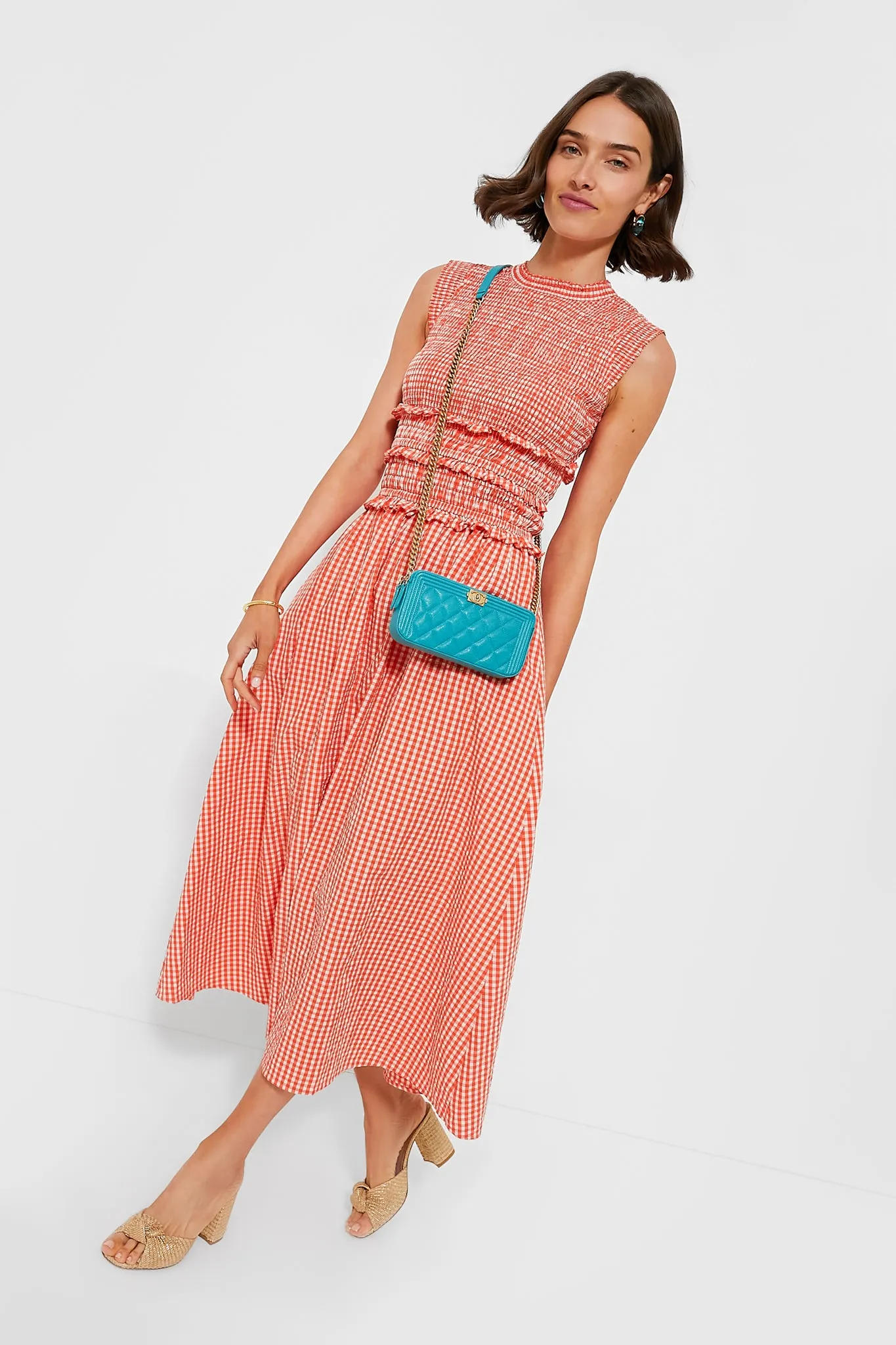 Poppy Gingham Louise Dress sold by Tuckernuck product image thumbnail 2