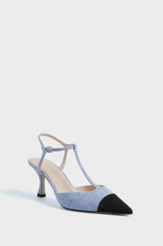 Chambray Margot Heels sold by Tuckernuck