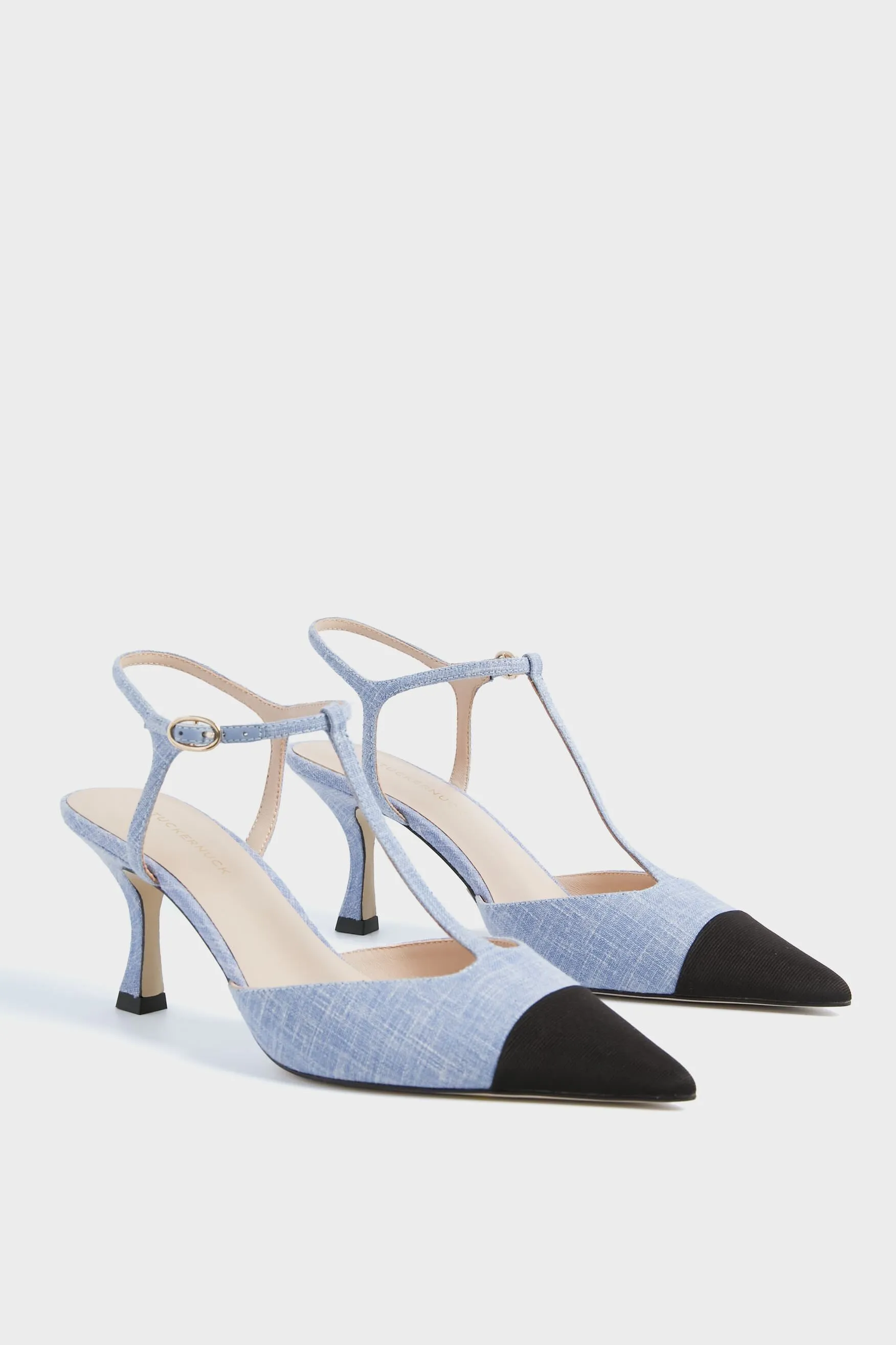 Chambray Margot Heels sold by Tuckernuck product image thumbnail 4