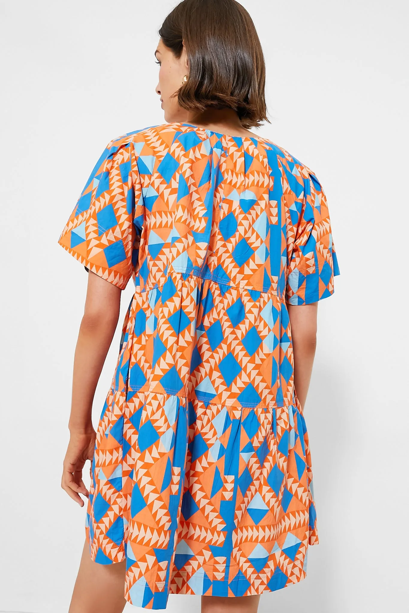 Grecian Geo Poplin Dress sold by Tuckernuck product image thumbnail 4