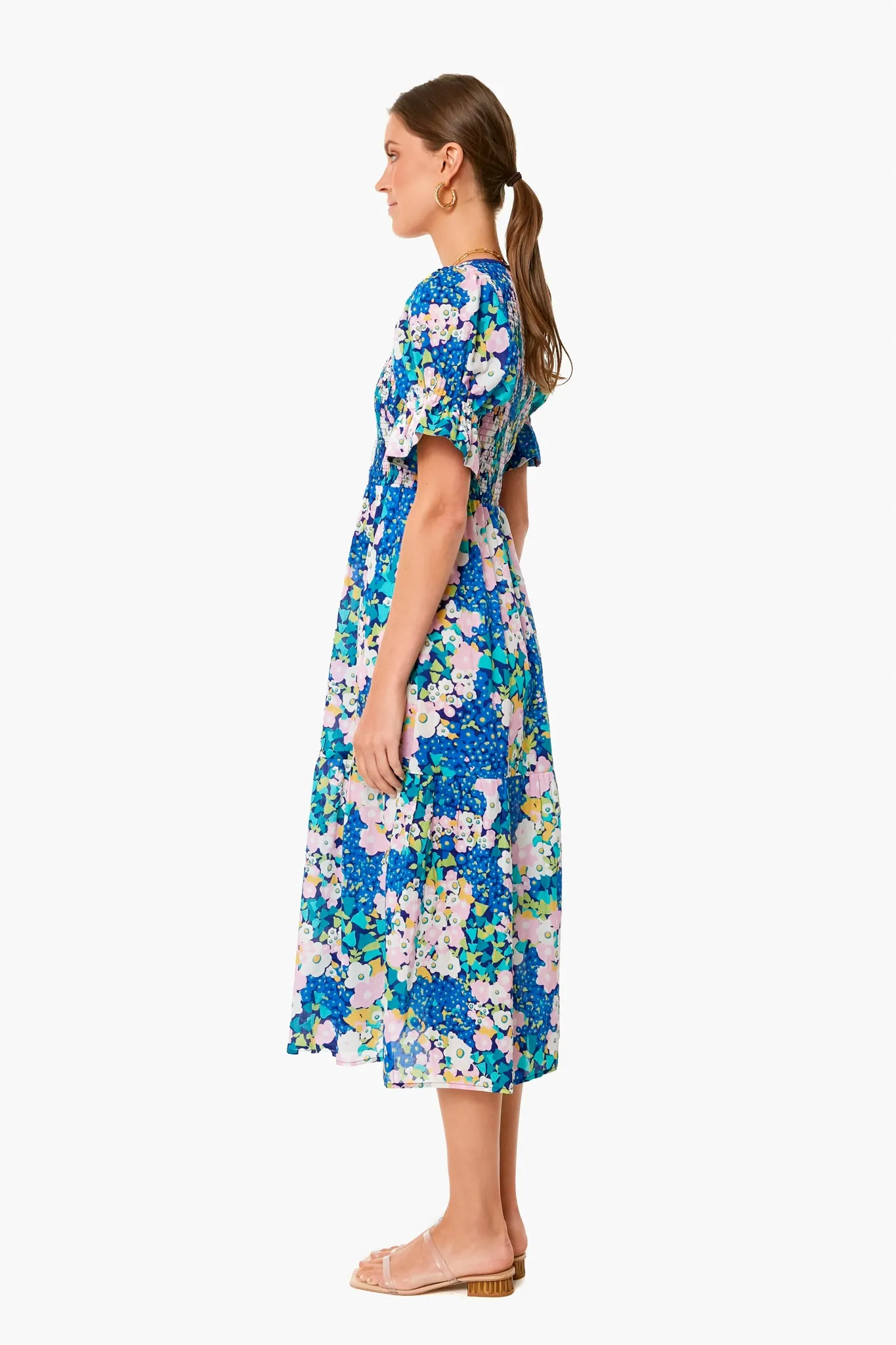 Floral V Neck Sussex Dress sold by Tuckernuck product image thumbnail 3