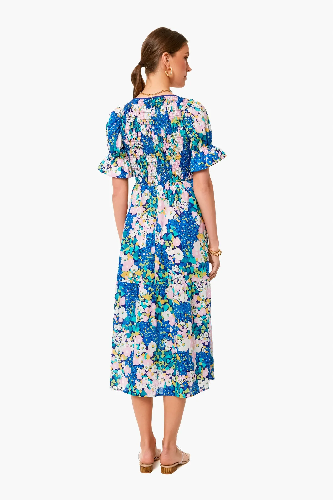 Floral V Neck Sussex Dress sold by Tuckernuck product image thumbnail 4