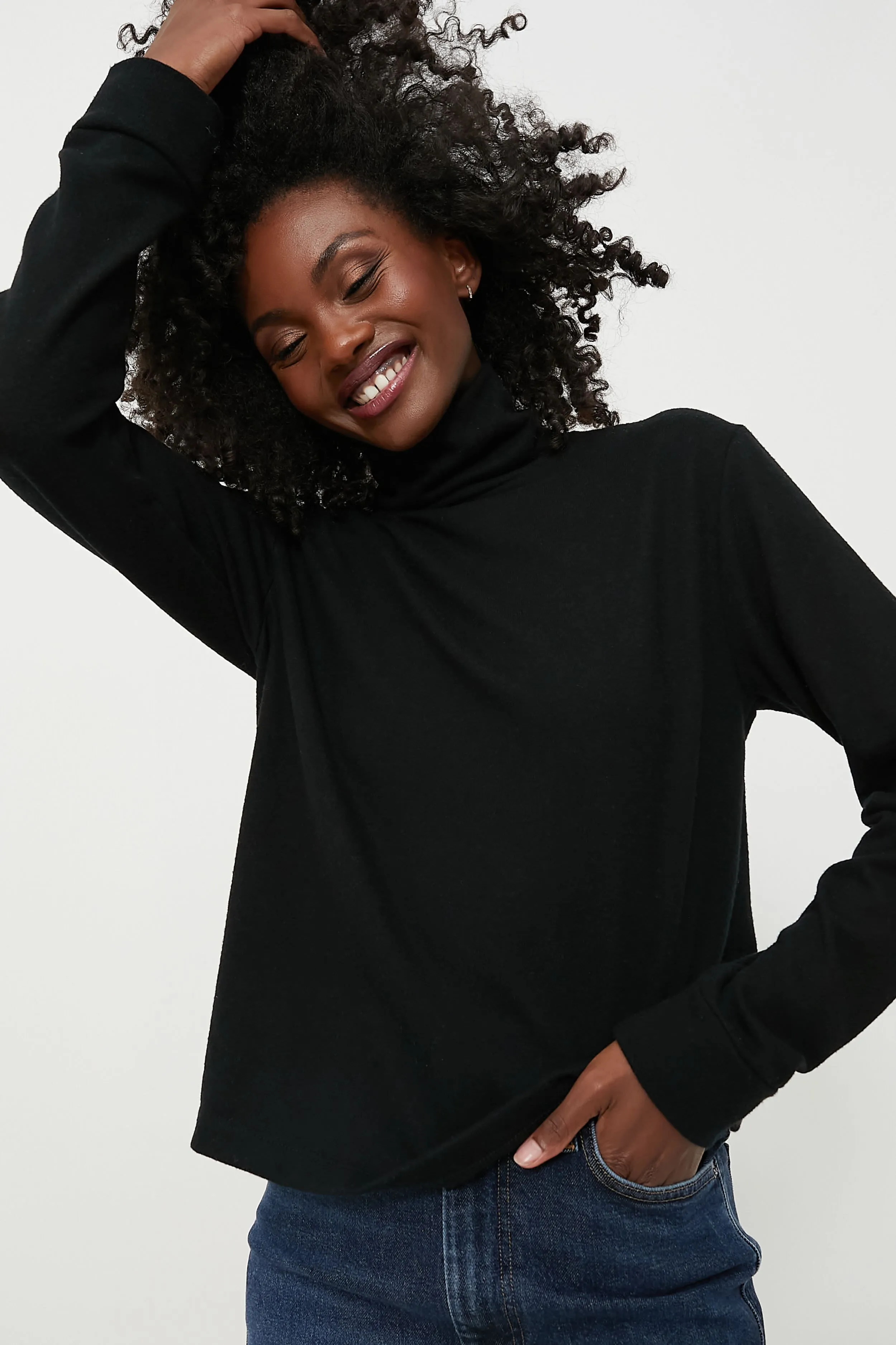 Black Sweater Turtleneck sold by Tuckernuck