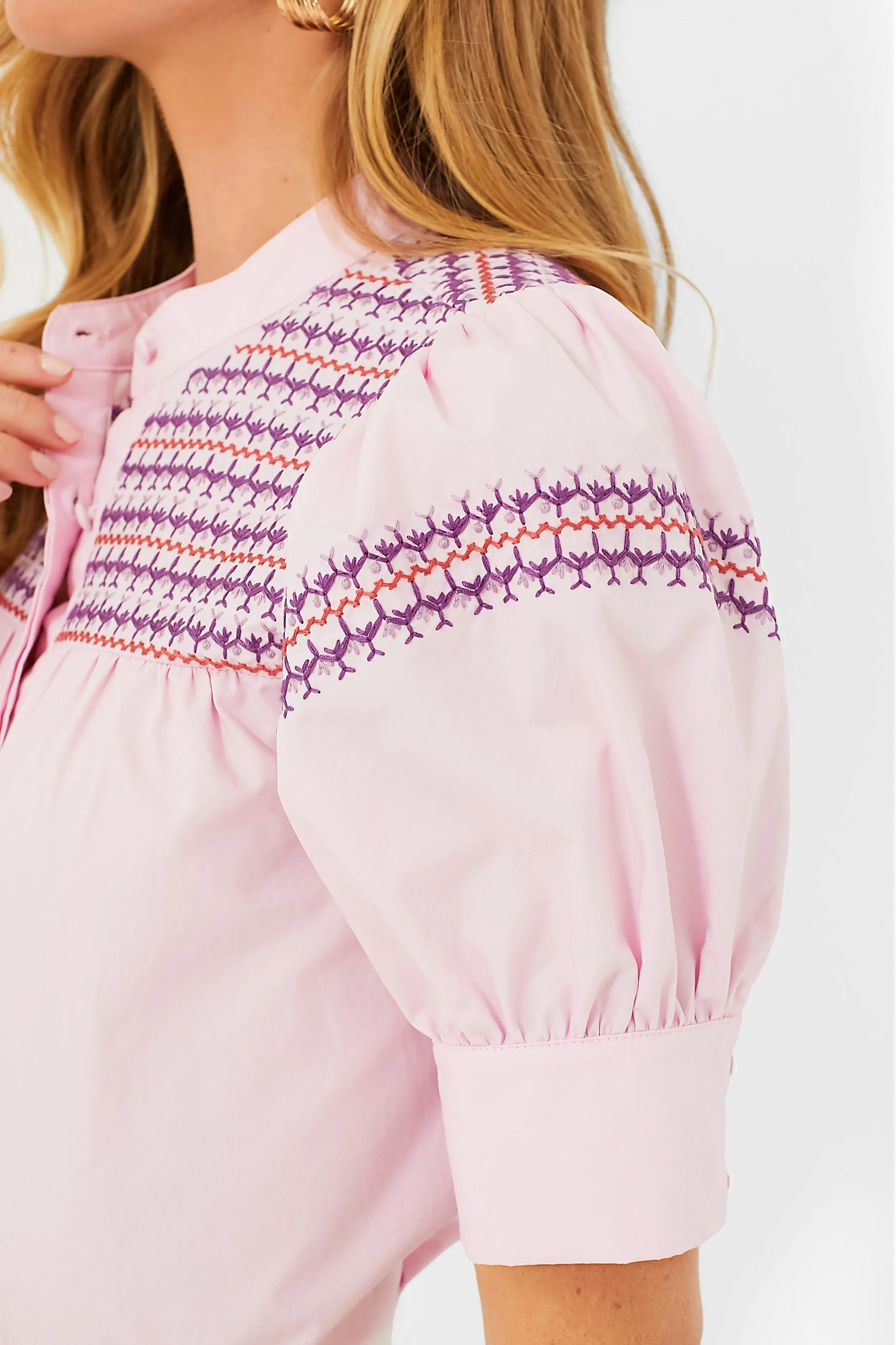 Fondant Pink Saylor Shirt sold by Tuckernuck product image thumbnail 5