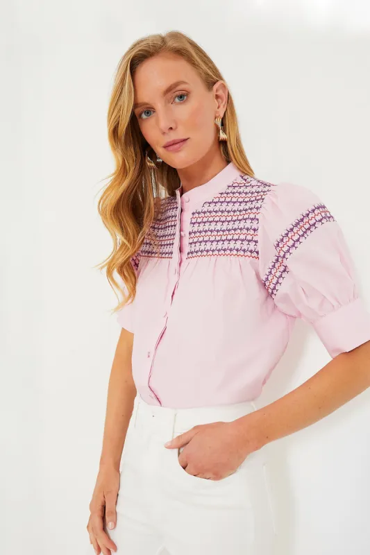 Fondant Pink Saylor Shirt sold by Tuckernuck