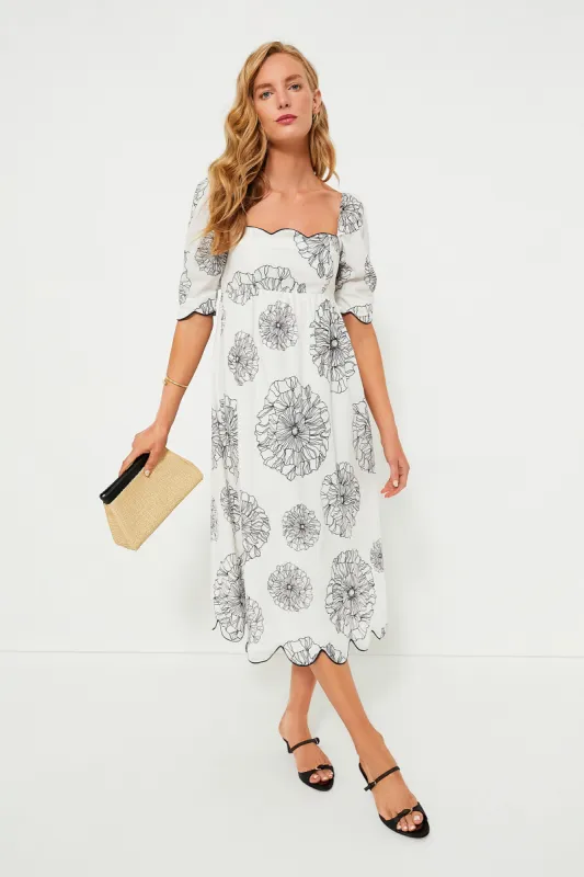 Multicolor Midnight Garden Dress sold by Tuckernuck