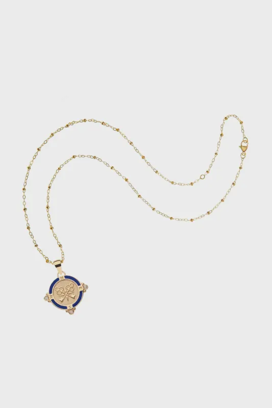 Petite Embellished Forever Pendant Coin sold by Tuckernuck