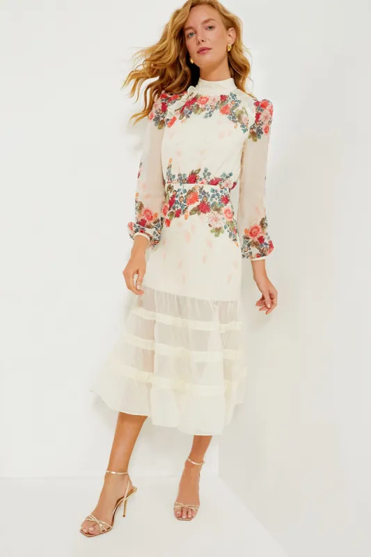 Jardine Cream Jacqui C Dress sold by Tuckernuck