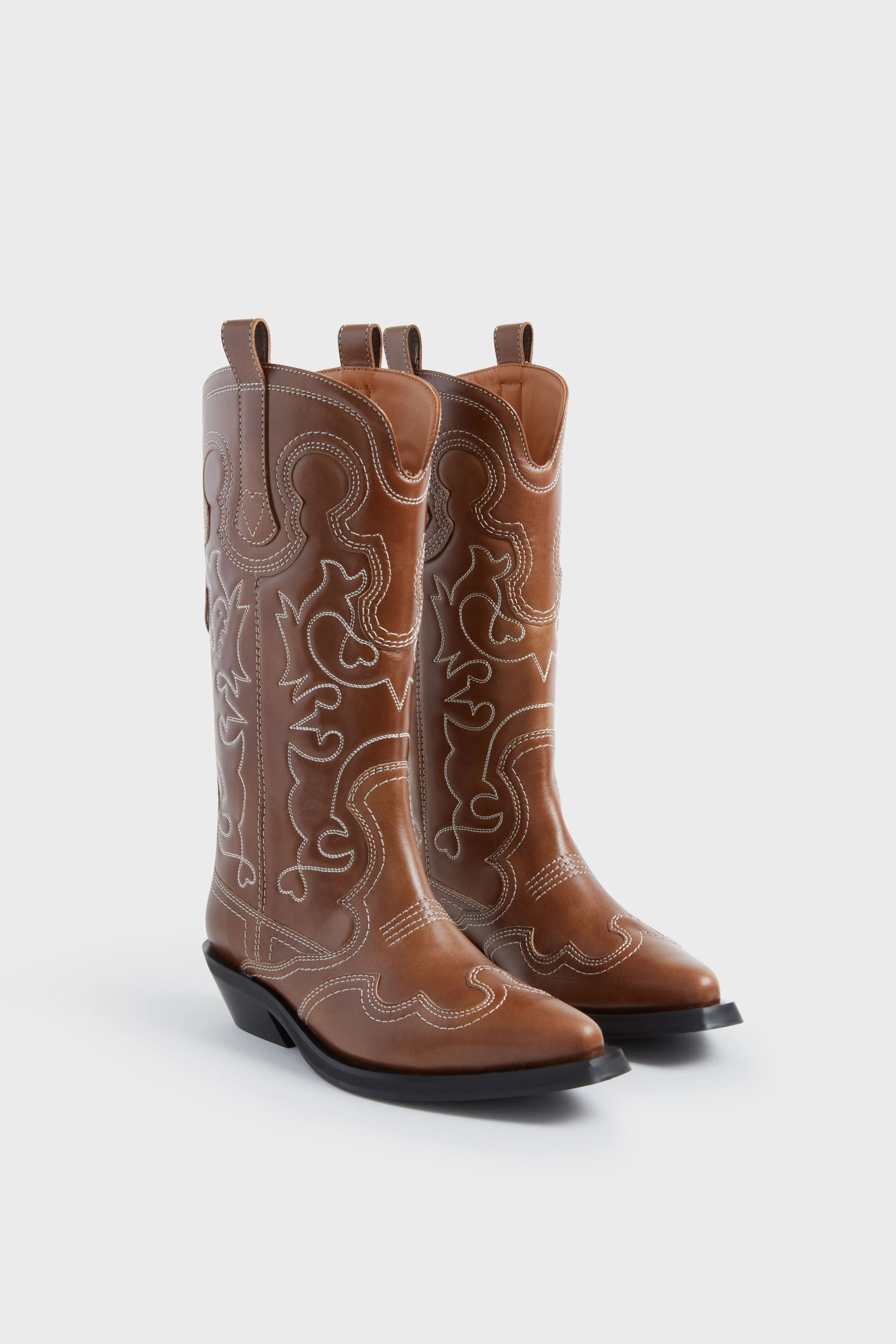 Tiger's Eye Mid Shaft Embroidered Western Boot sold by Tuckernuck product image thumbnail 4