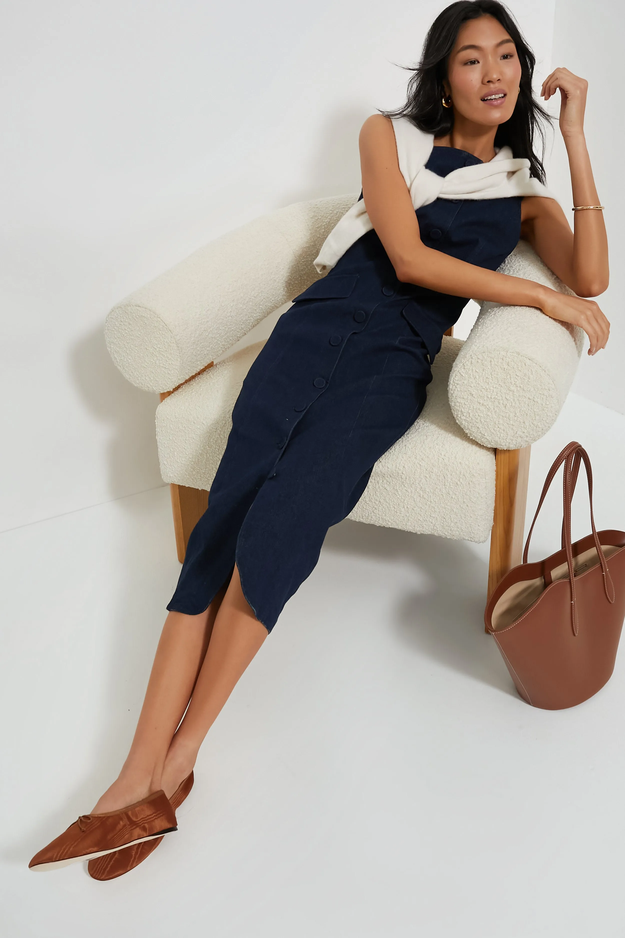 Nutmeg Moire Landon Flats sold by Tuckernuck product image thumbnail 3