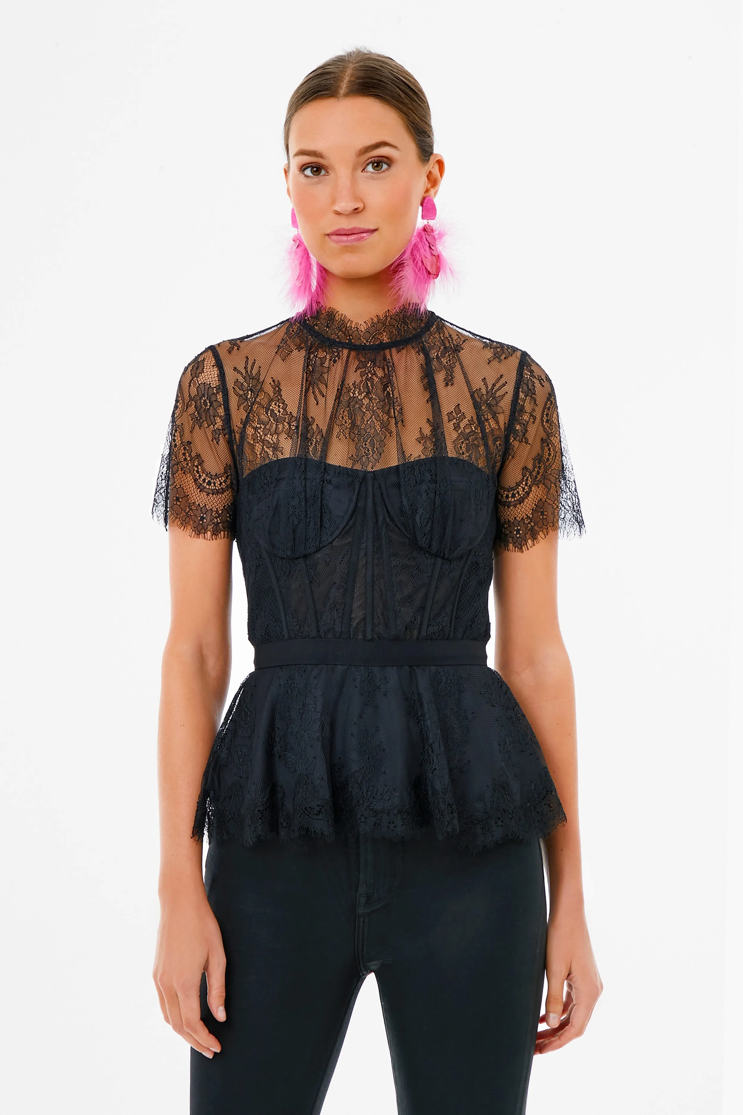 Hot Pink Maxine Earrings sold by Tuckernuck product image thumbnail 3