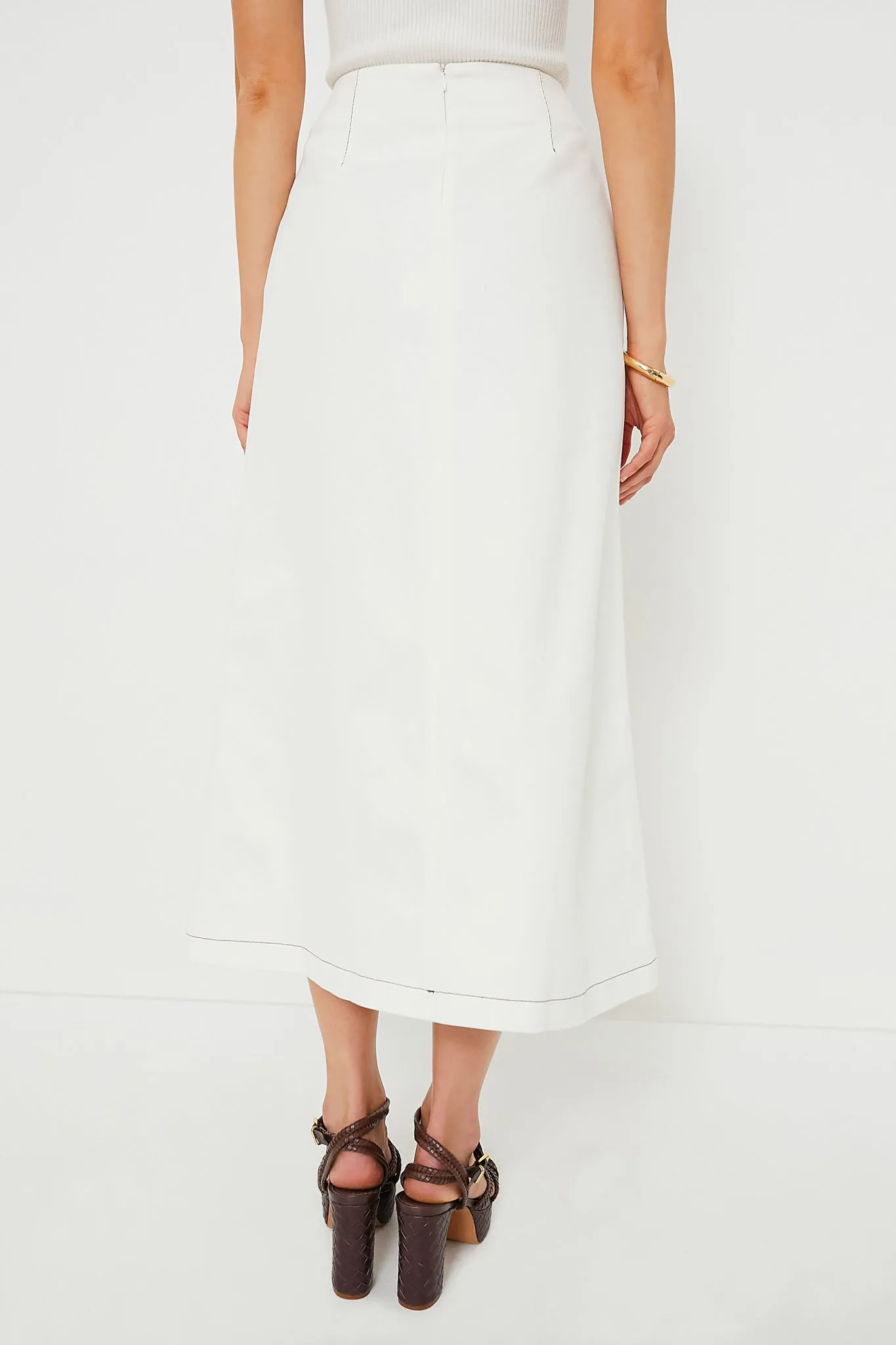 Off White Brown Sandy Skirt sold by Tuckernuck product image thumbnail 4