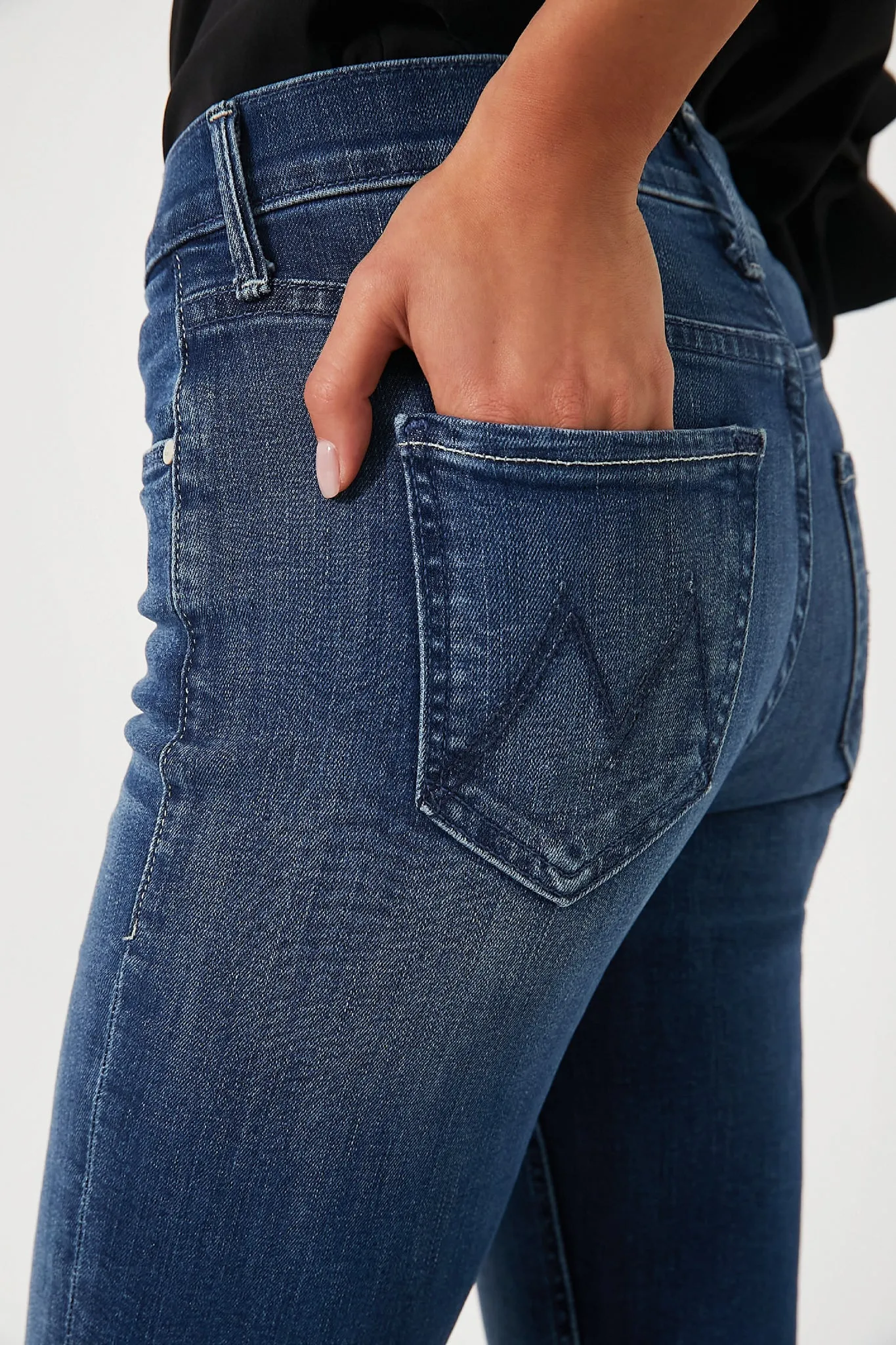 Nothing Between Us The Mid Rise Dazzler Ankle Fray sold by Tuckernuck product image thumbnail 5