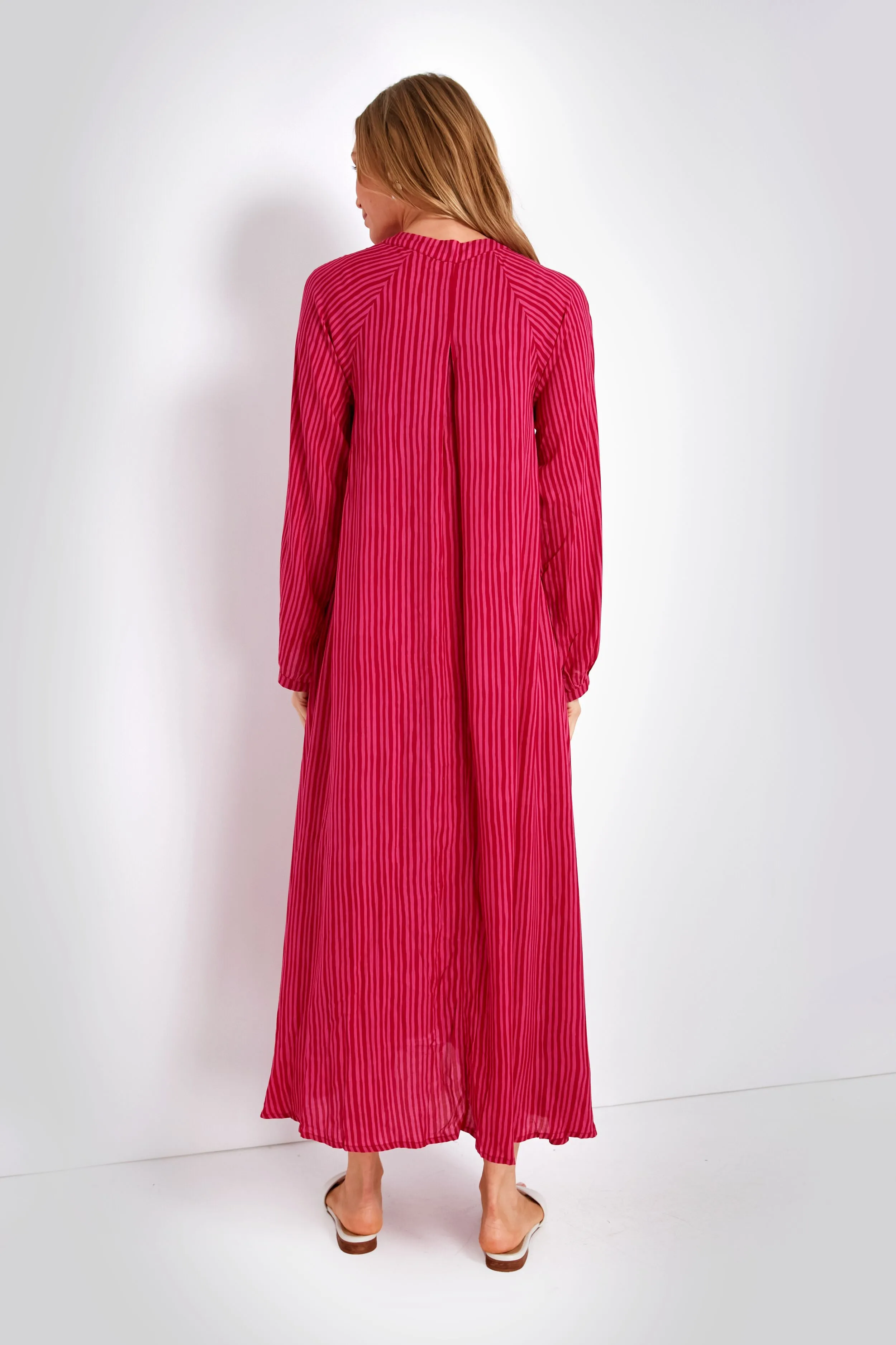 Fuchsia Painted Stripe Fiore Maxi sold by Tuckernuck product image thumbnail 4