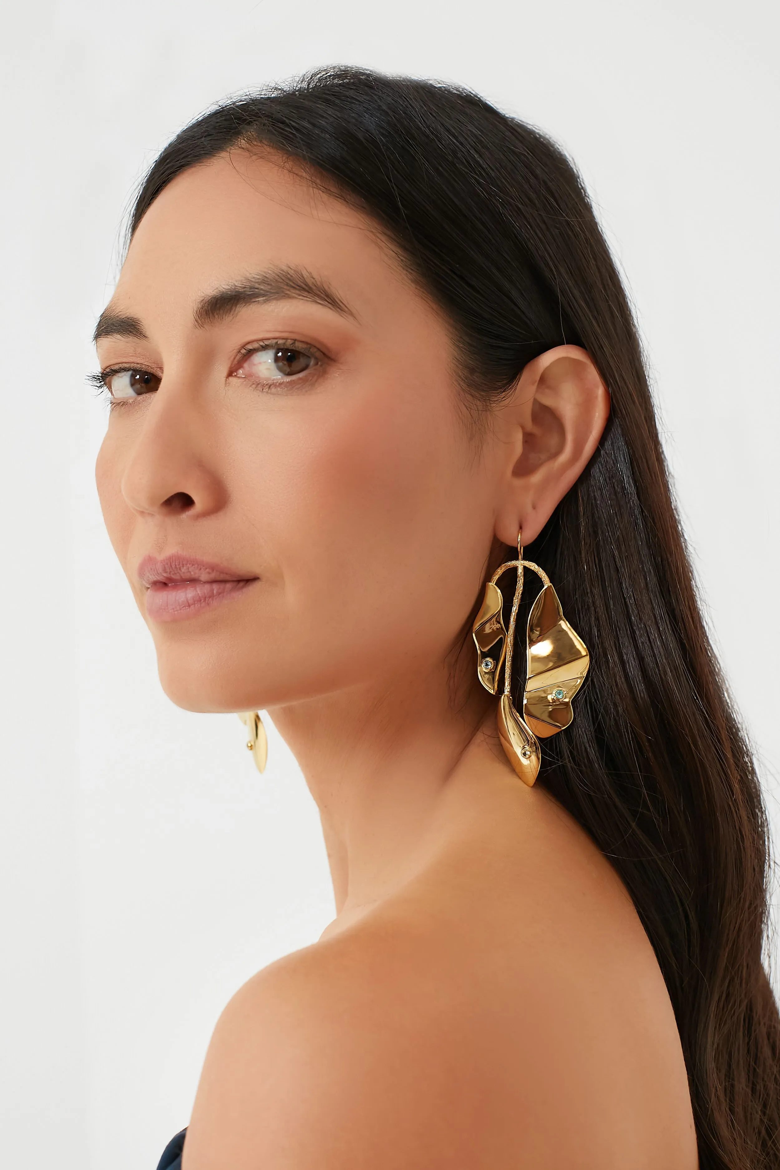 Gold Breeze Earrings sold by Tuckernuck product image thumbnail 2