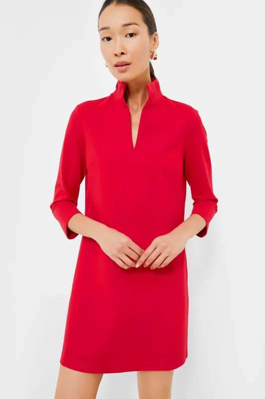 Red Ponte Clifton Dress sold by Tuckernuck