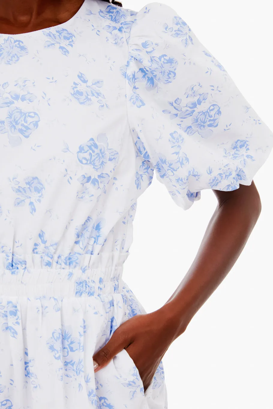 Blue Chintz Terry Mini Dress sold by Tuckernuck product image thumbnail 5