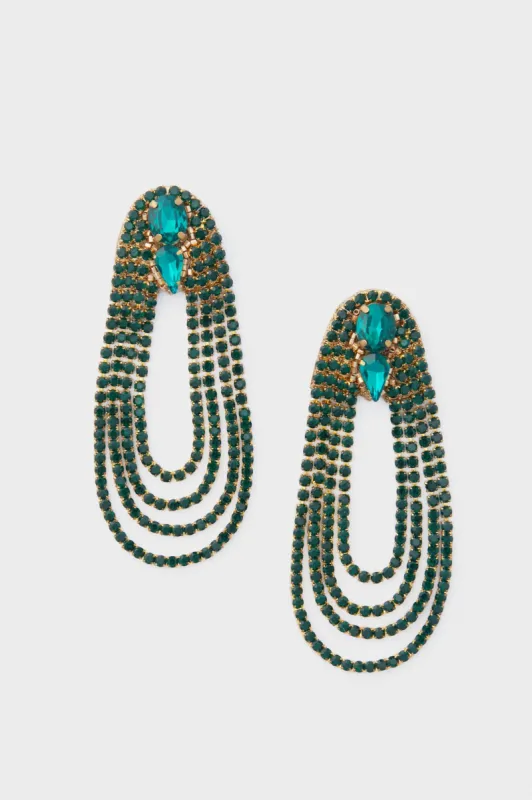 Emerald Eliana Earring sold by Tuckernuck