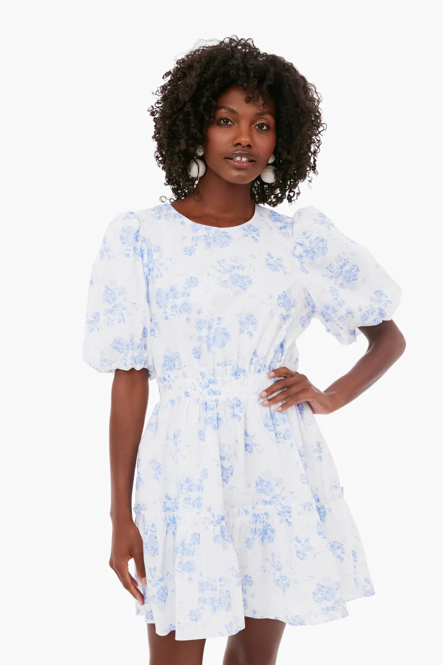 Blue Chintz Terry Mini Dress sold by Tuckernuck product image thumbnail 2